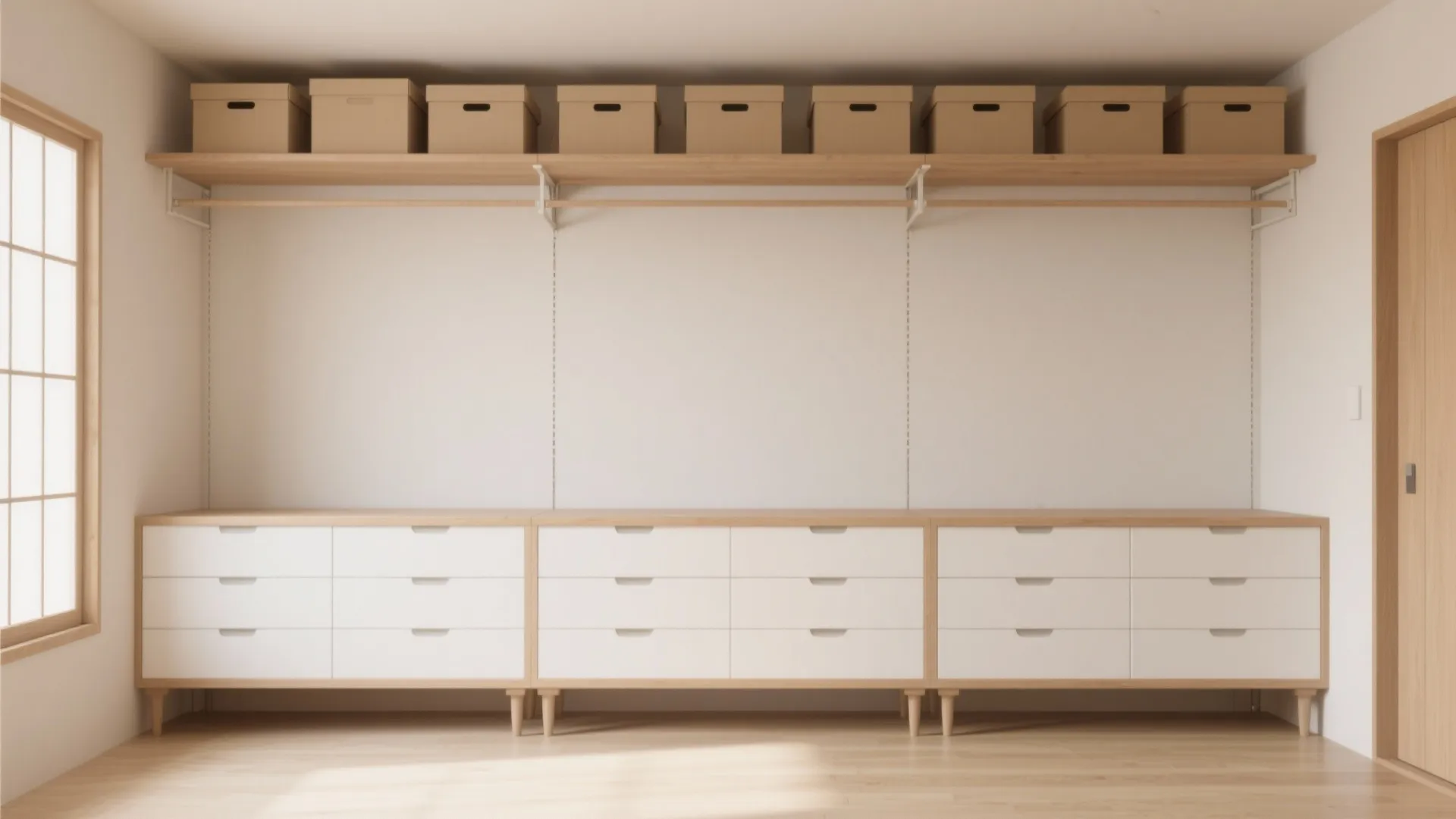 収納は“高さ8割”で止める：収納技巧で圧迫感を消す