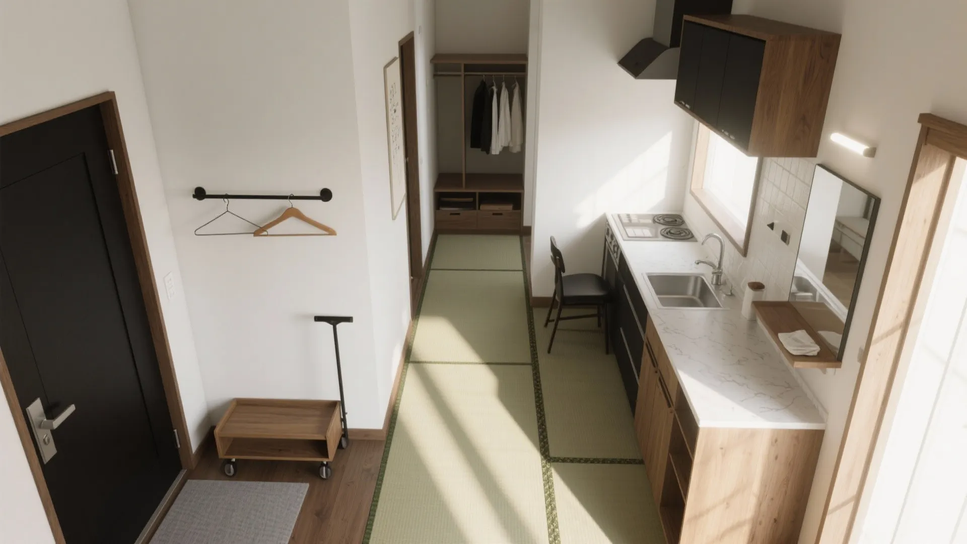 動線を最短化するレイヤー設計（東京小型アパートの動線規律）