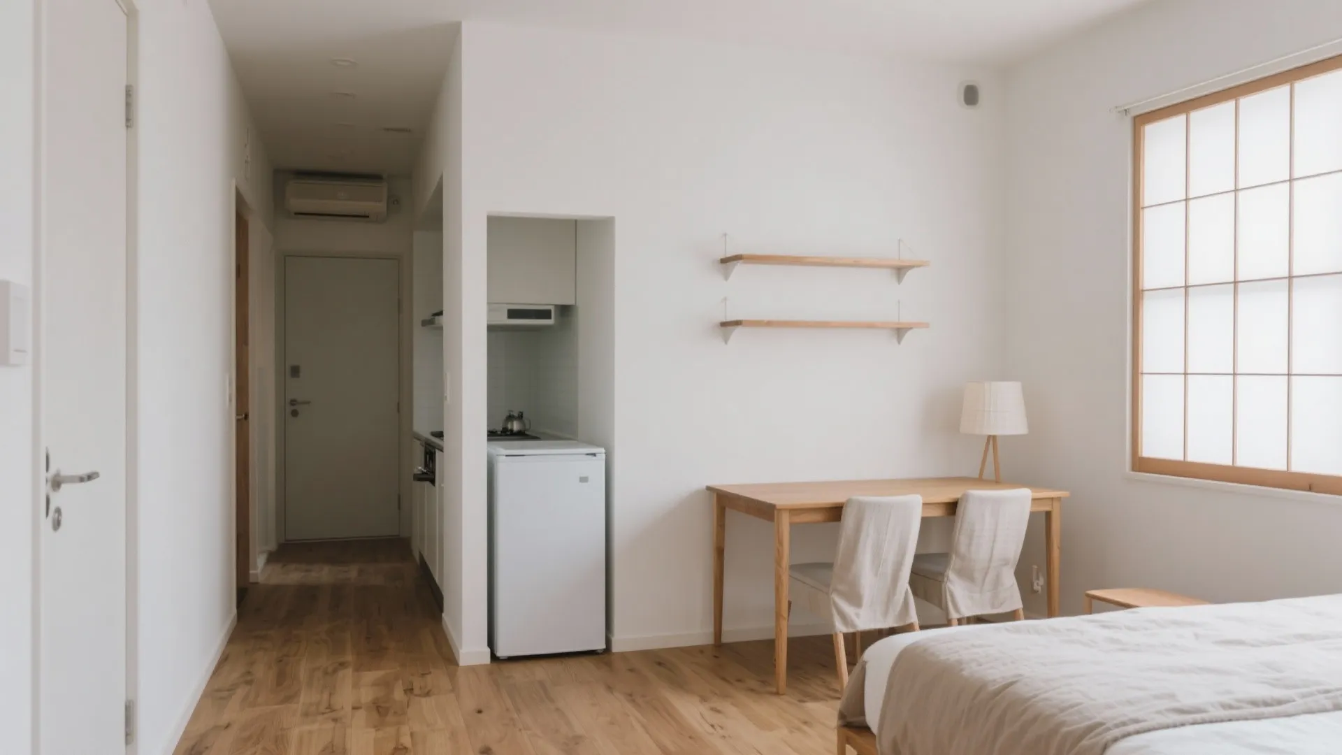 東京の1R小住宅デザイン5選｜日本室内デザインの実例発想: 狭いけれど心地よい。東京・大阪・京都の1R/1Kを、日式風の動線と収納でアップグレードする方法