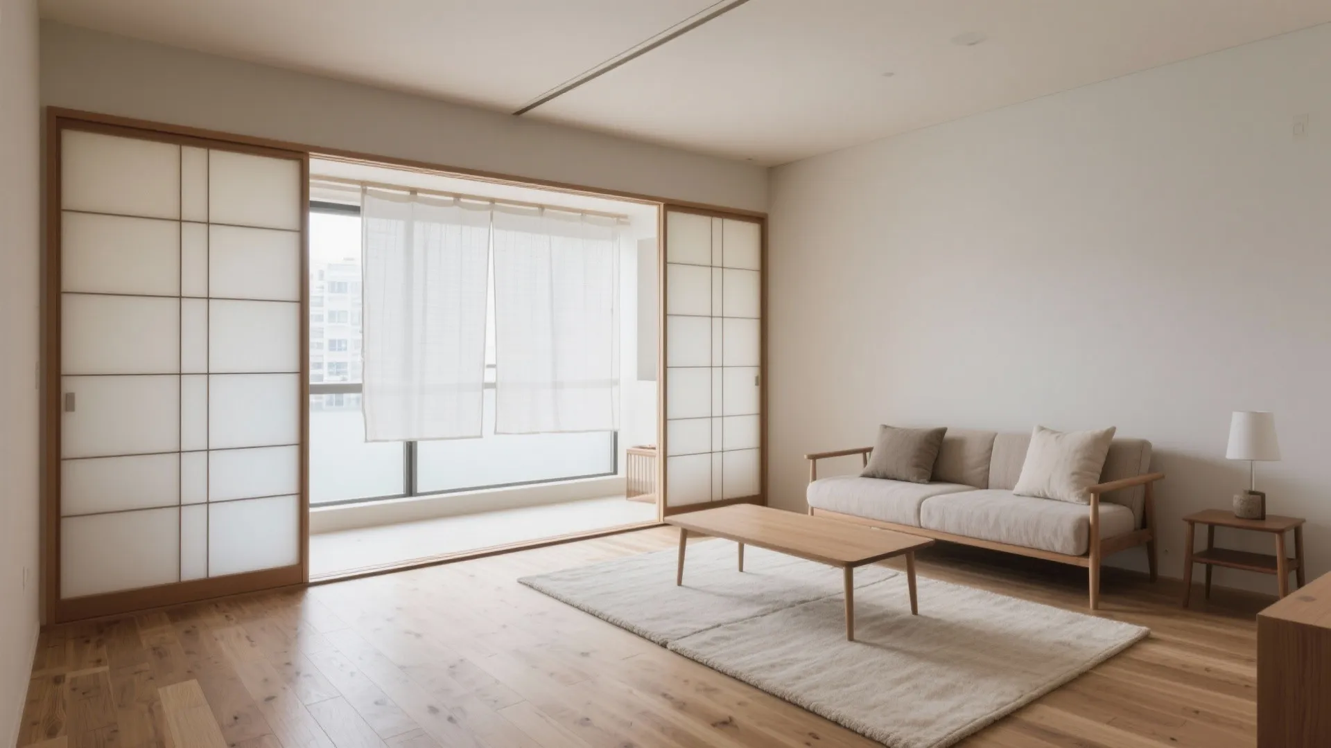 Tips 2: 1Rは“領域の薄い仕切り”で広く見せる（日式風格×視線計画）