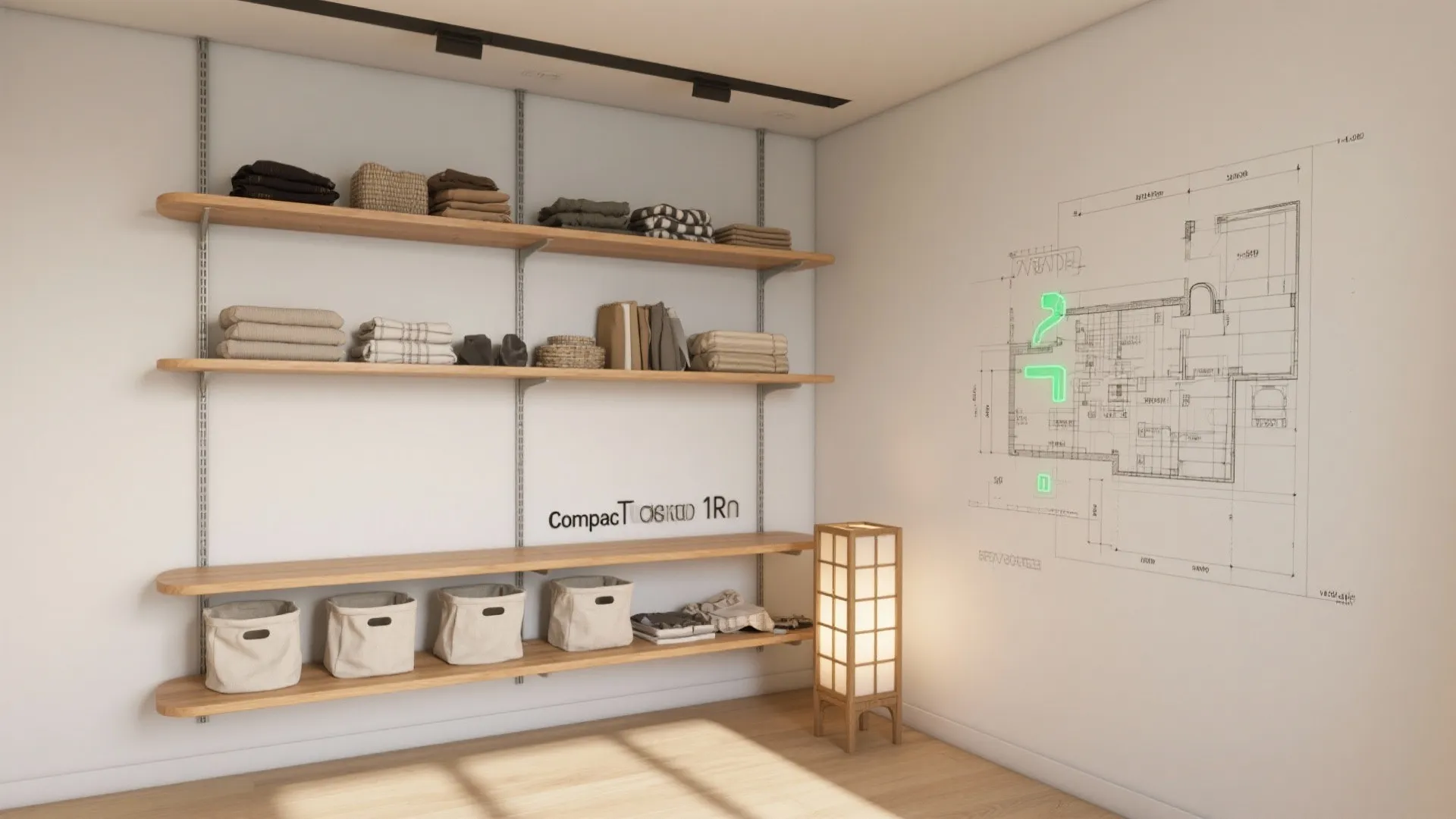 Tips 1: 東京小户型は“縦を使う”が基本（東京小户型／收纳技巧）