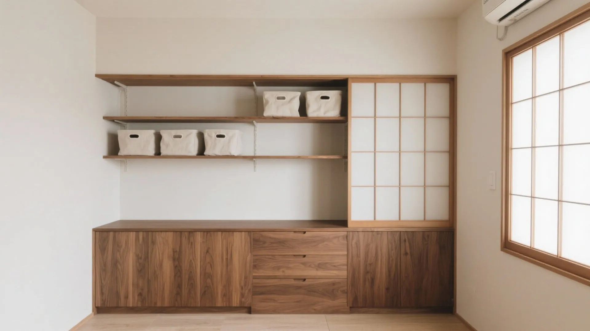 縦を使う収納技巧：腰上は開放、目線下に“重さ”を集約