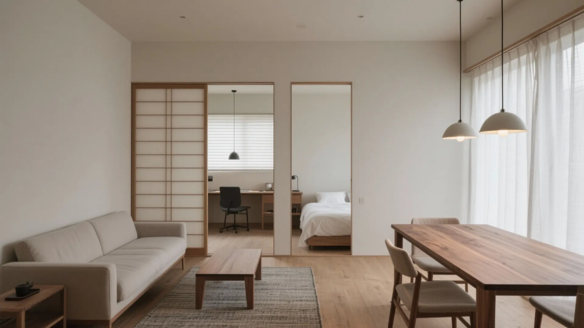 ゾーニングで“4つの部屋”を作る：東京小型マンションでも機能分割は可能