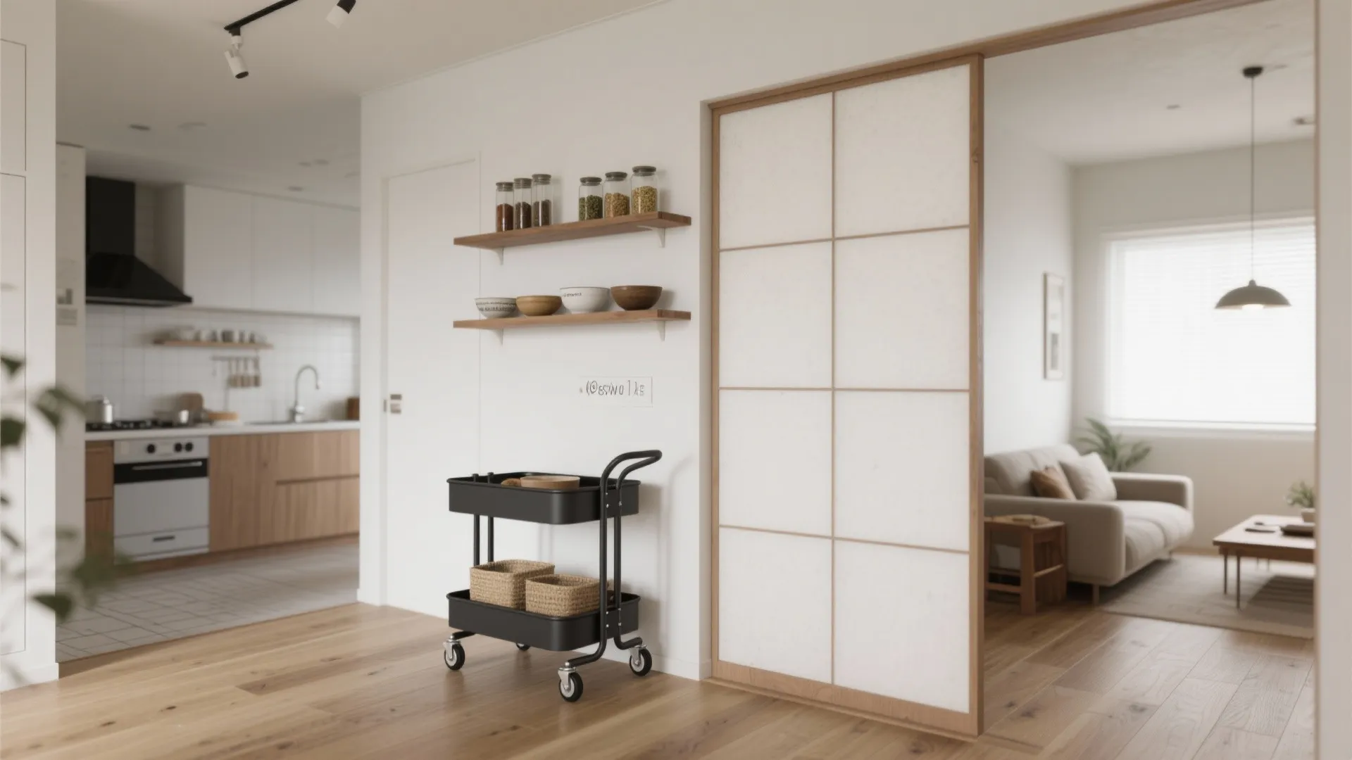 Tips 4: 1Rは“ゾーニング”でにおいと散らかりを制御（东京小户型）