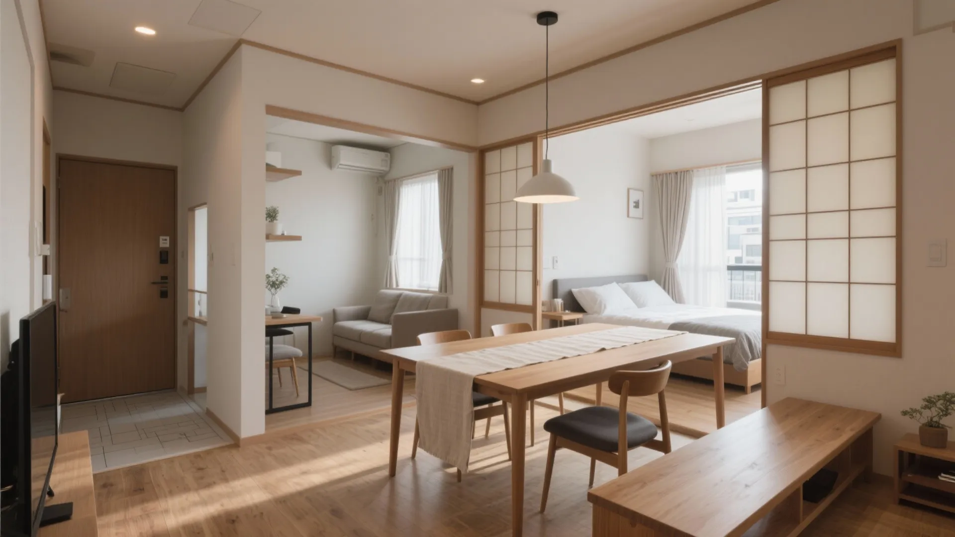 Tips 1: 東京小戸型の2DKは「部屋の役割を2.5室で決める」