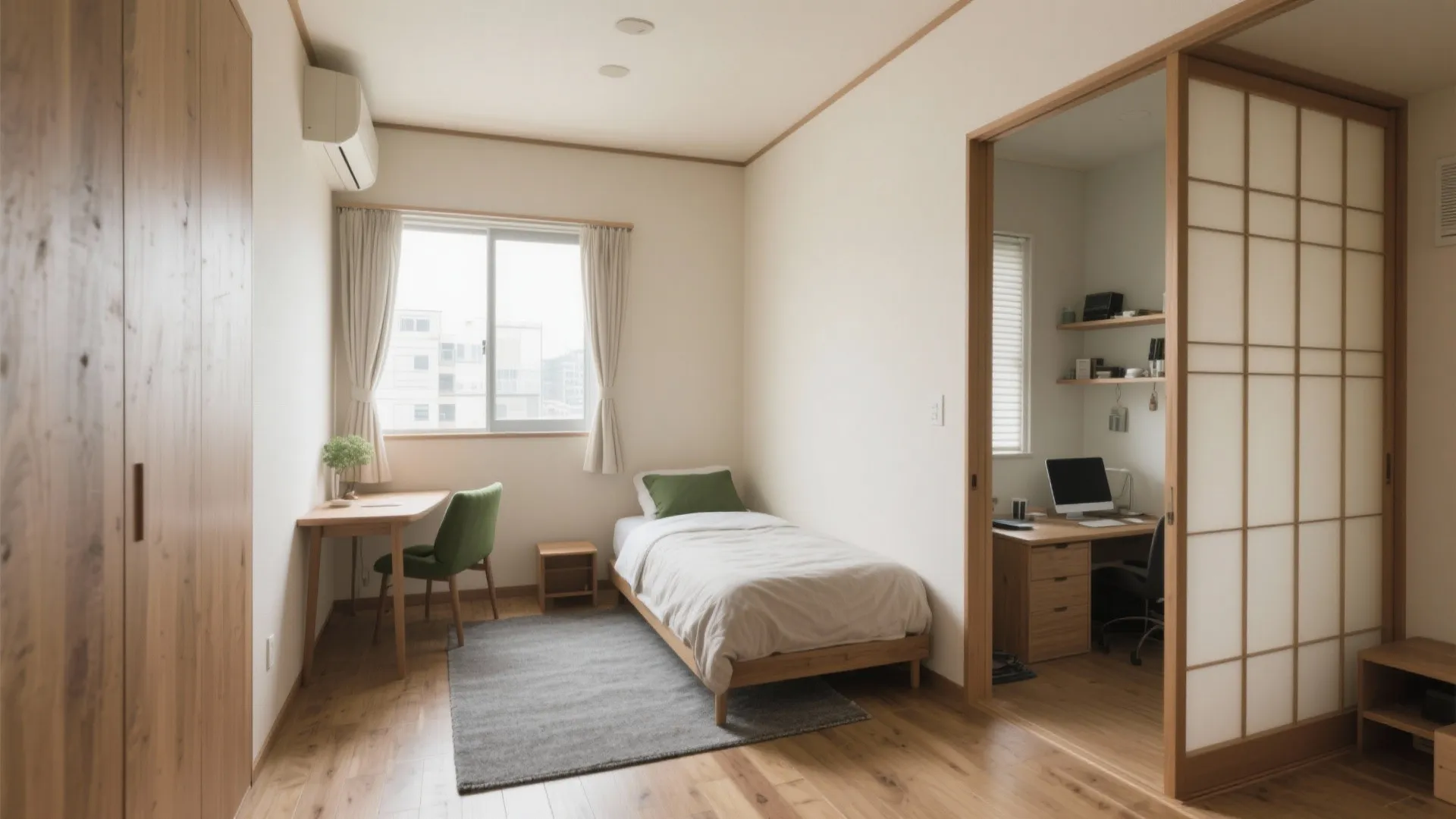 Tips 2: ふたつの個室は“用途違い”で分ける（東京小户型）