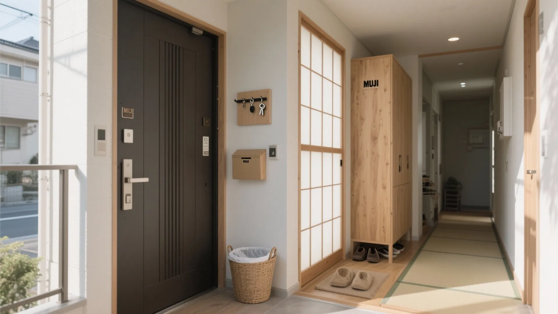 Tips 5: 玄関〜DKの“置き場”をミリ単位で作る（东京／日本都市）