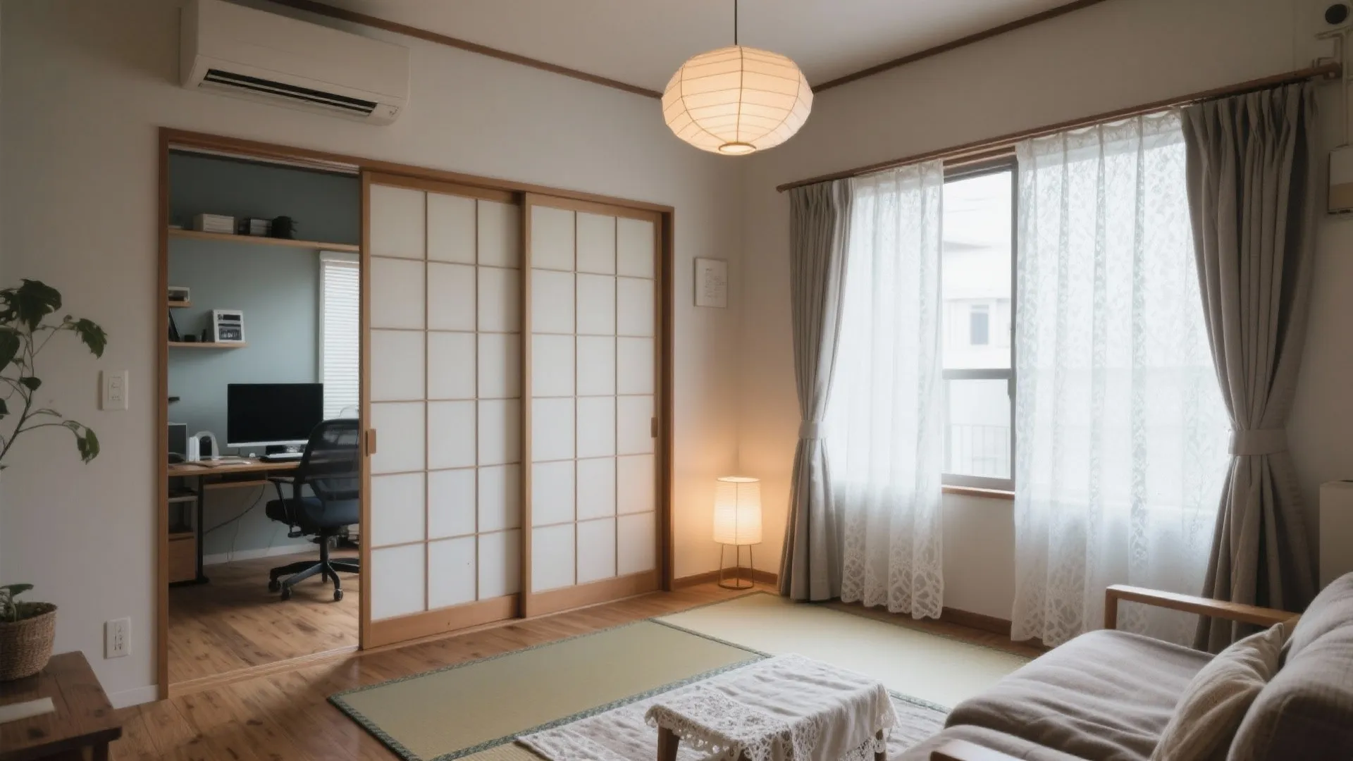 二人のライフリズムに合わせた「可変ゾーニング」（東京小户型）