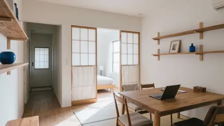 本郷三丁目の2DKを整える：日本室内デザインの5つのアイデア