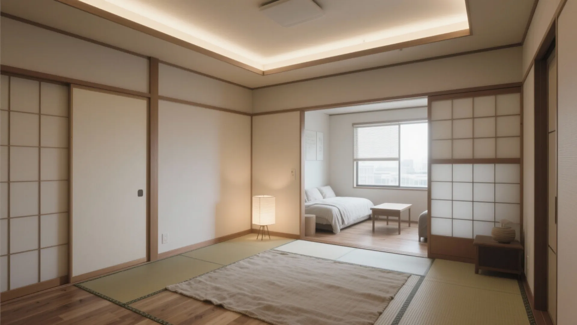 Tips 4: 日式風格の素材で“見えない境界”をつくる