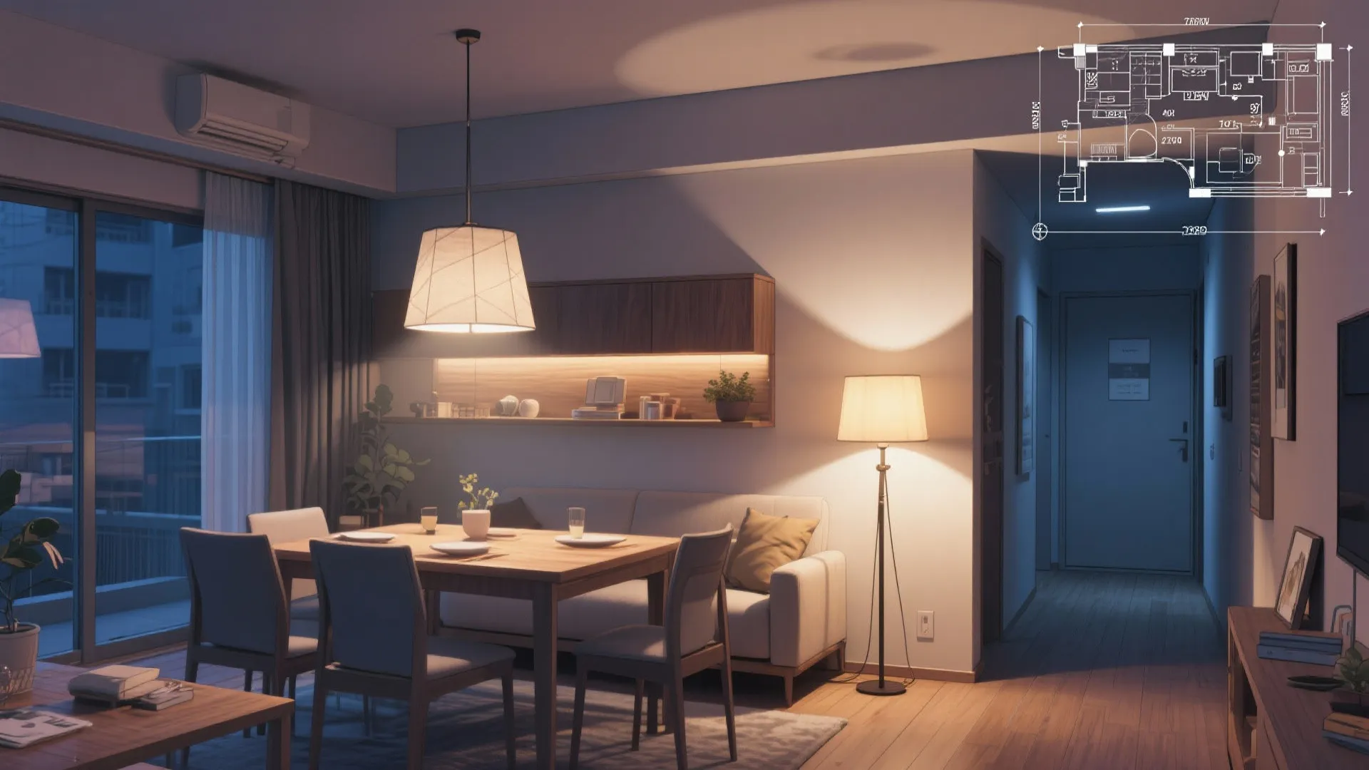 Tips 5: 12万円の賃貸でも“体感”を上げる照明計画（东京、公寓）