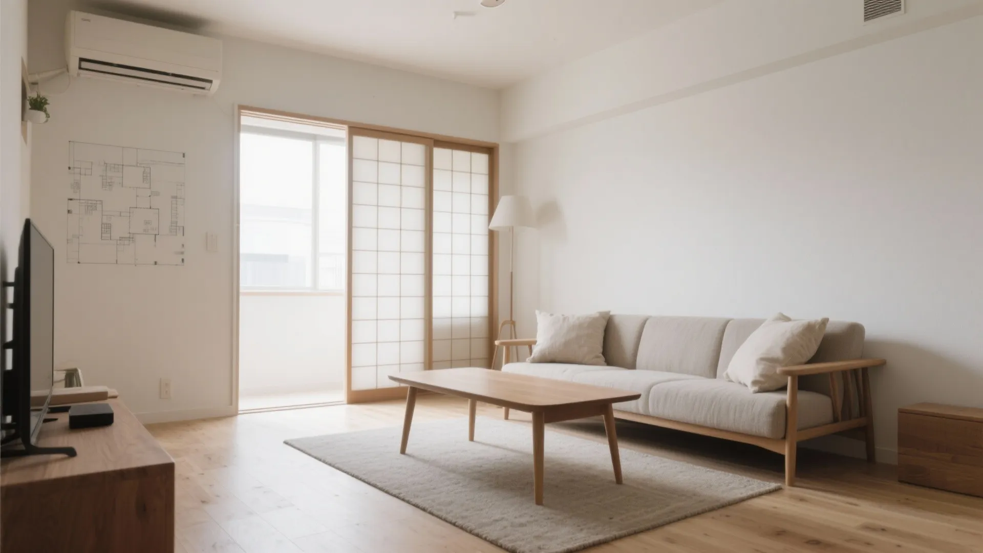 Tips 5: 家具スケールとレイアウトで2DKを広く見せる（東京小型住宅×広く見せる）