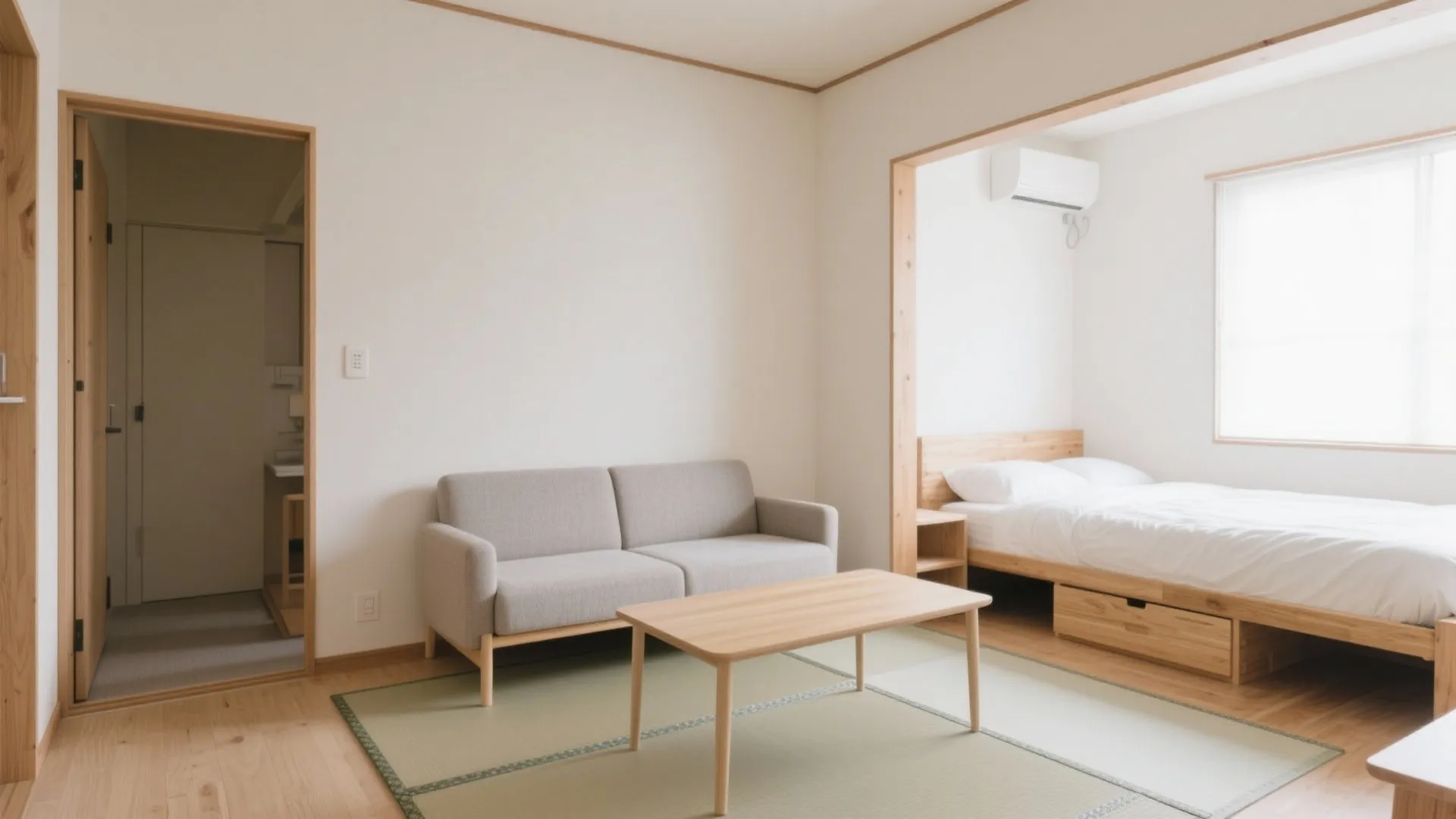 Tips 4: 家具は“間取りに合わせて薄く広く”（東京・大阪の賃貸に最適）