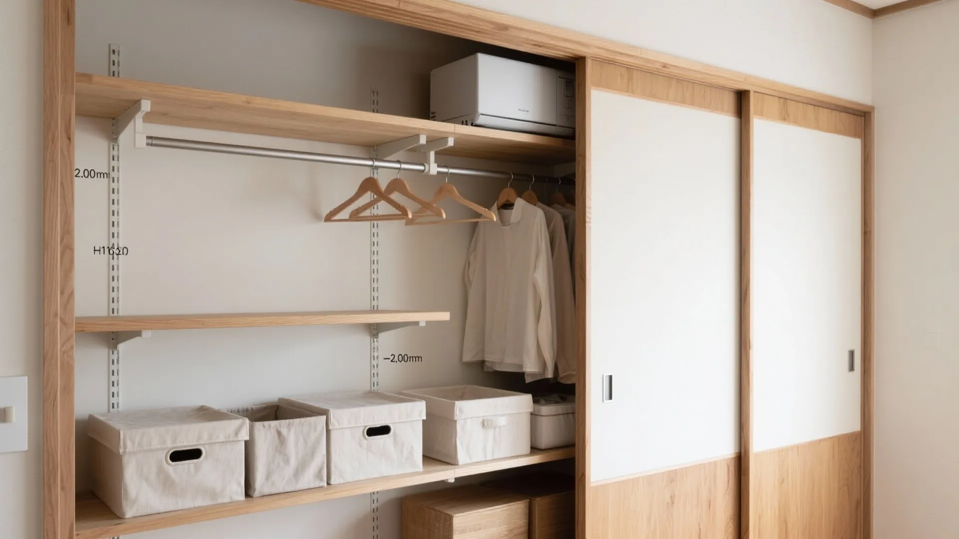 Tips 2: 収納技巧は“壁厚を使い切る”が合言葉