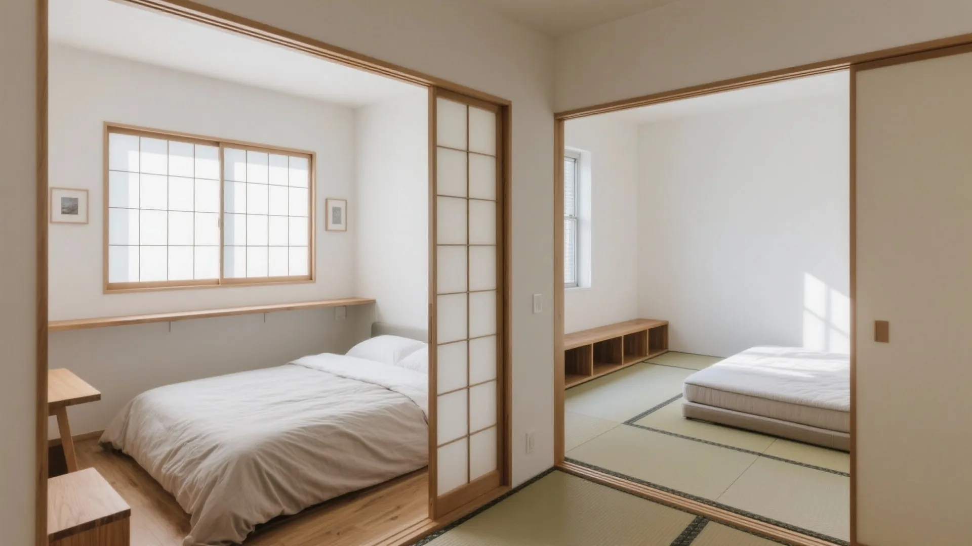 Tips 2: 二つの個室は“用途差”で区別—日式風格の静けさをベースに