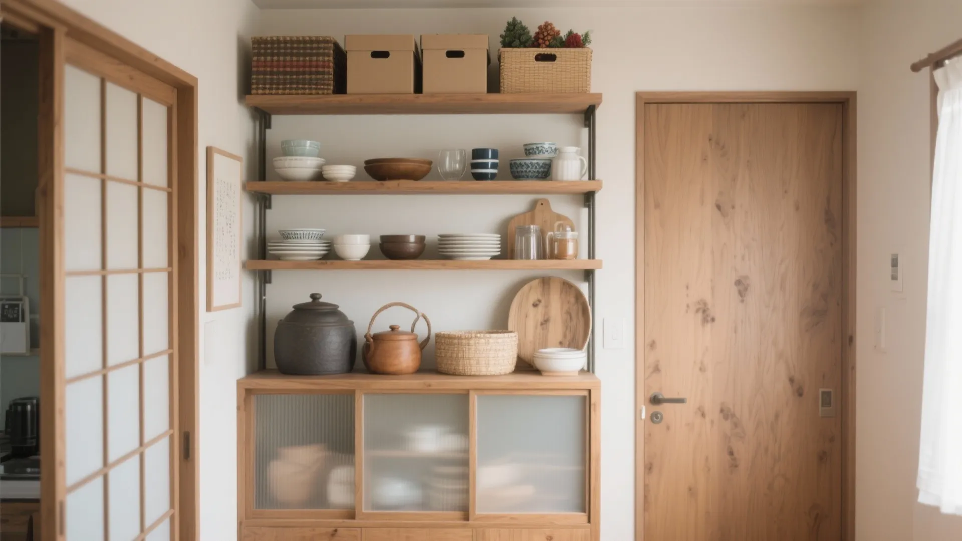 Tips 3: 壁面収納は“垂直リズム”で｜東京小戸型×収納技巧