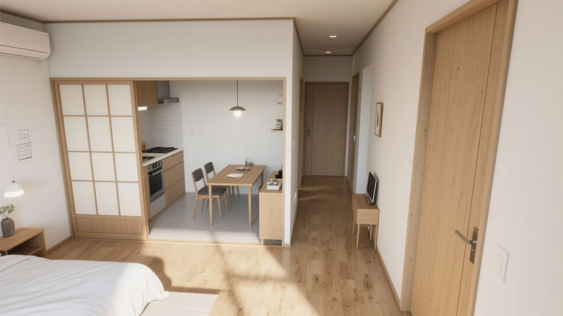 1. 東京小戸型の2Kは“2室1動線”で考える（動線規格を揃える）