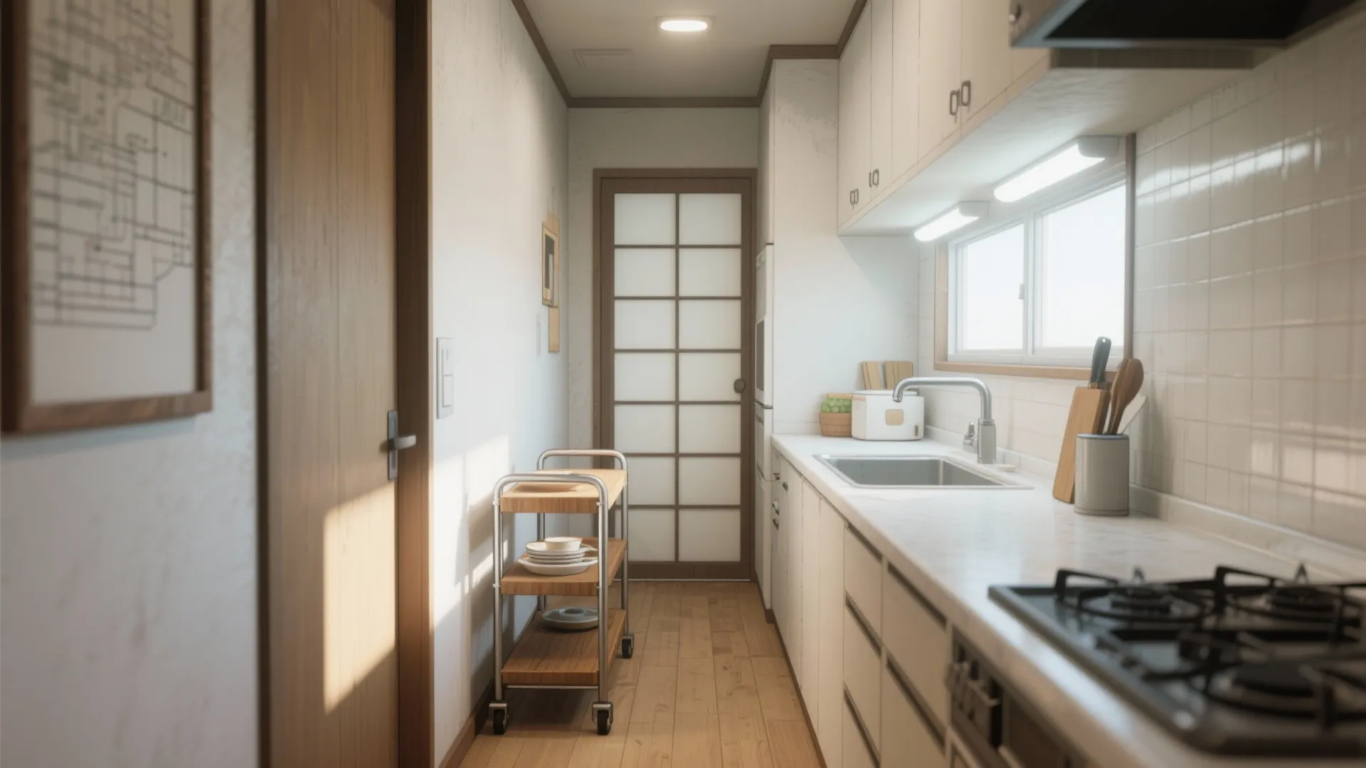 動線計画の差分：2Kは“分散”、2DKは“集約”（動線計画と日式スタイル）