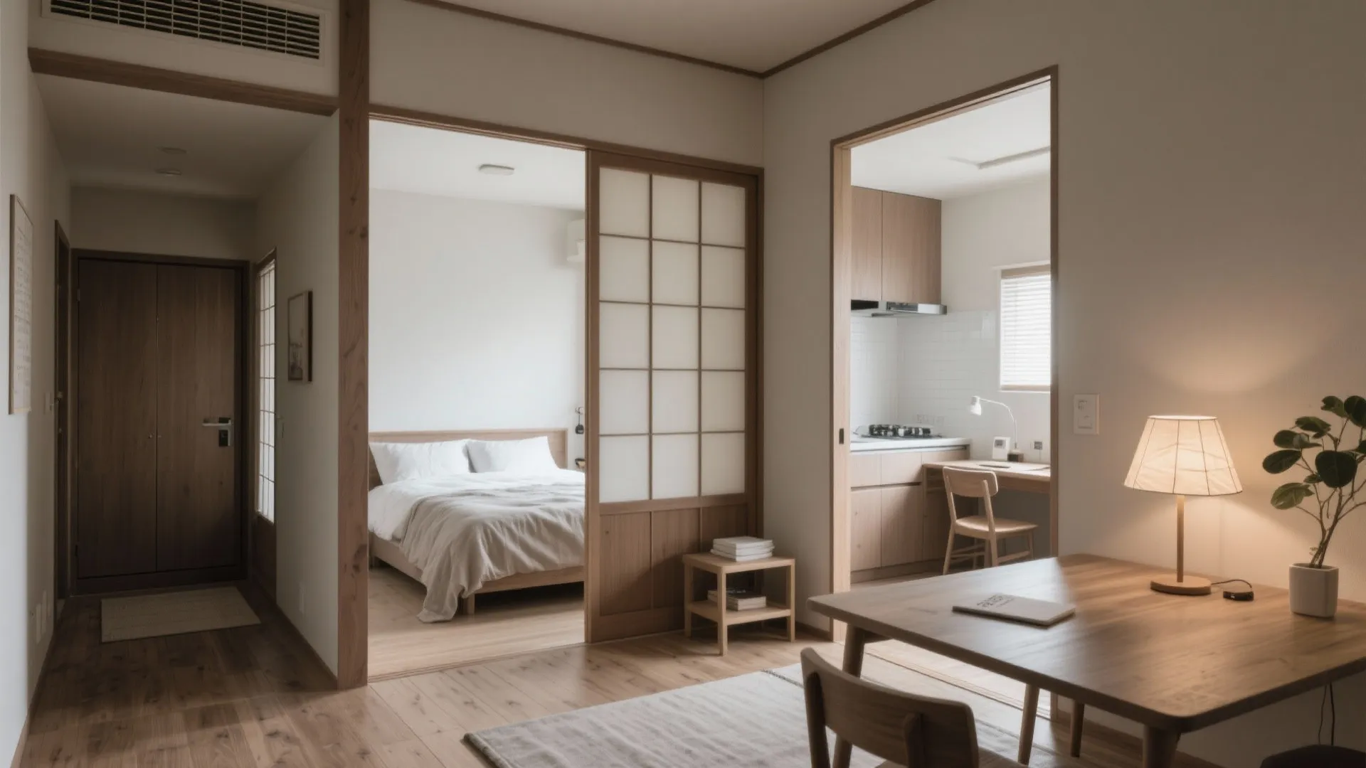 Tips 1: 東京の2Kを“役割分担”で整える（東京小戸型・動線規画）