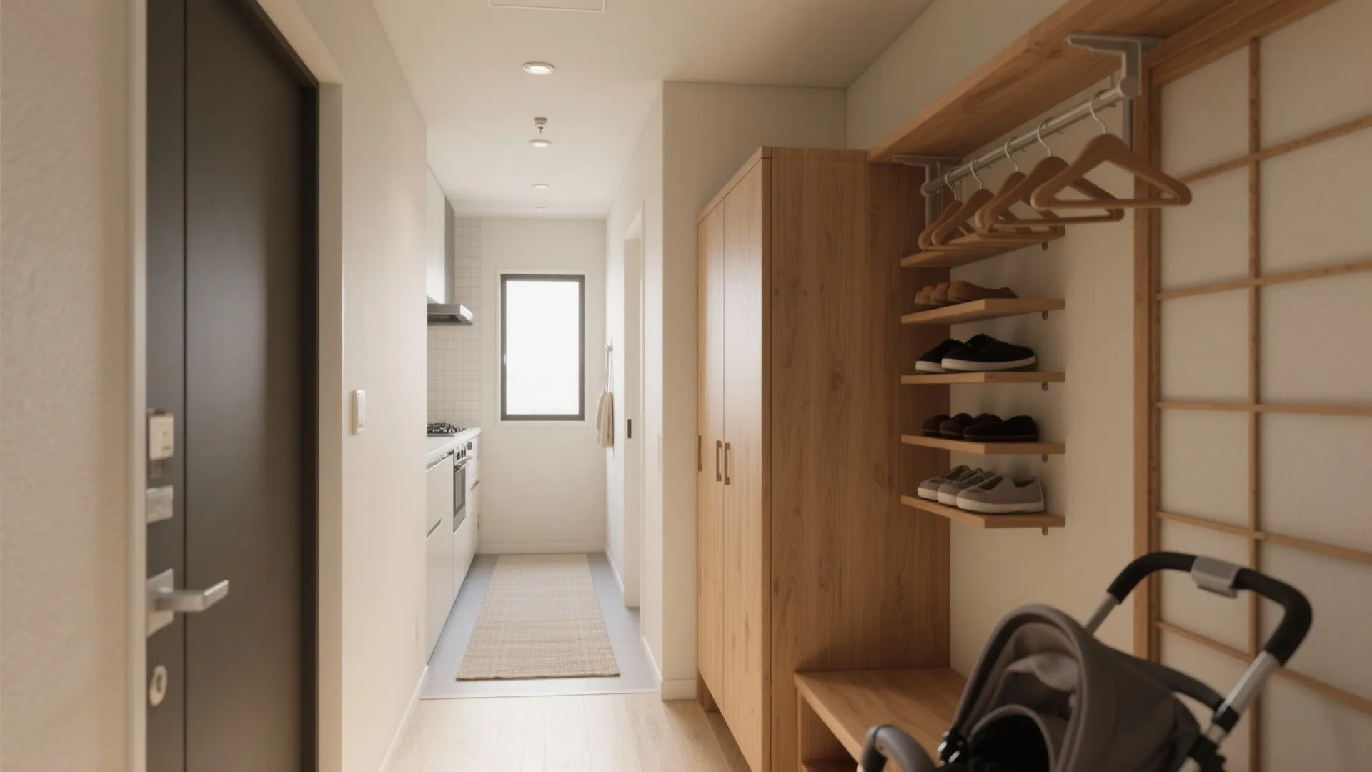 Tips 1: 玄関からの“一直線動線”で暮らしを整える（動線プラン＋東京小戸型）