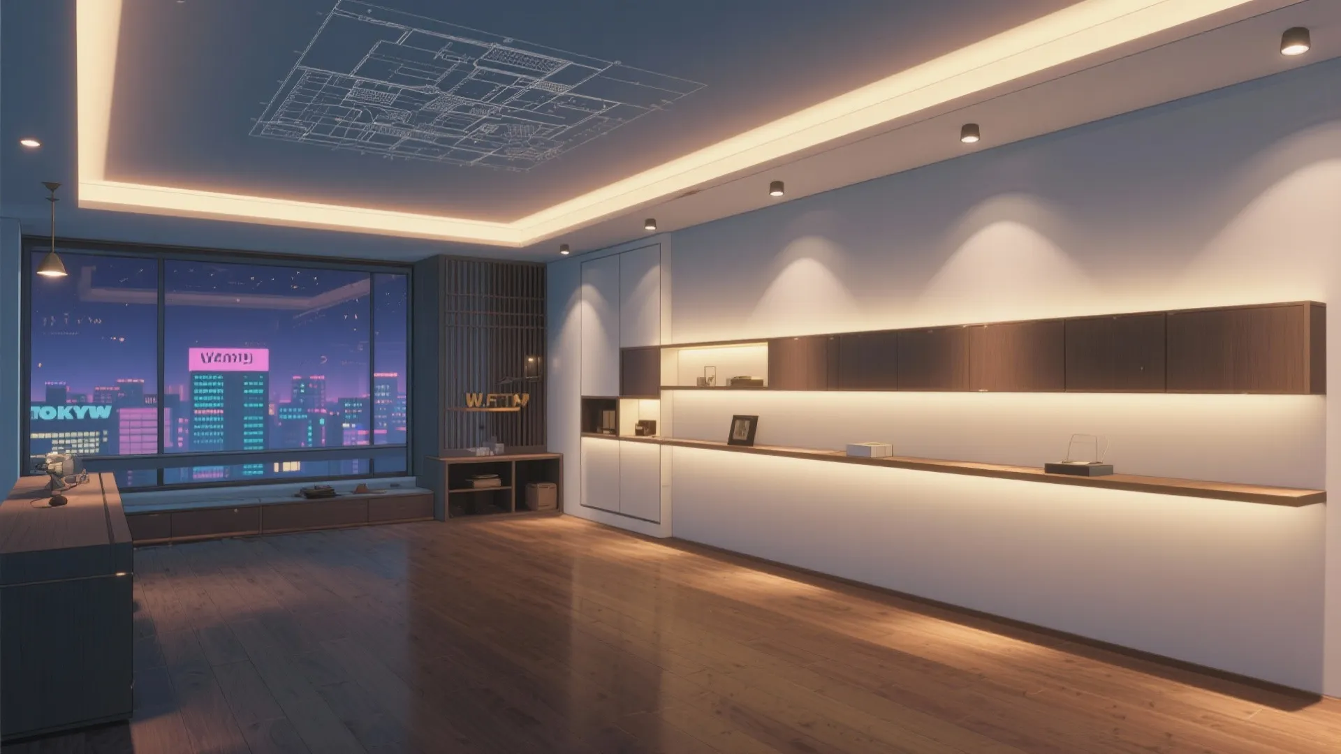 Tips 9: ライトは“面＋点＋陰影”の三層で計画（収納技巧の見せ方にも効く）