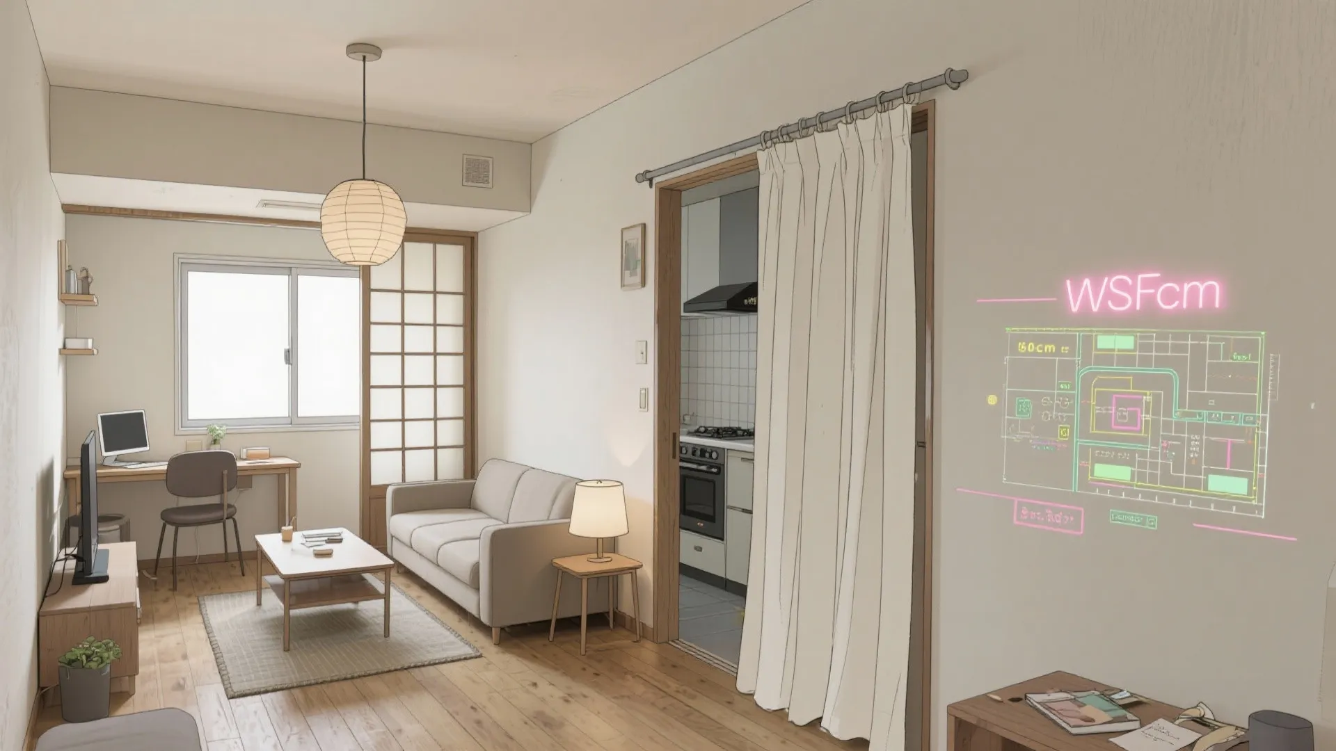 1. 2ゾーンの明確化で東京小戸型の生活テンポを整える