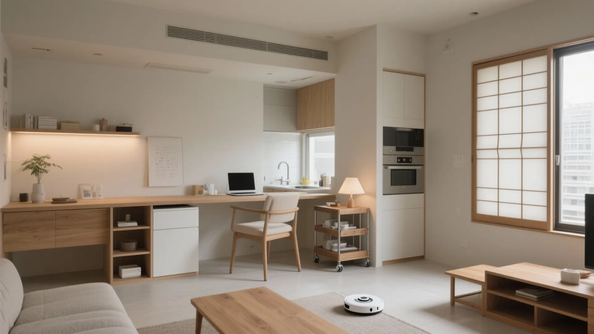 Tips 1: 2Kこそ明確ゾーニング—東京小戸型の“生活と仕事”を分ける