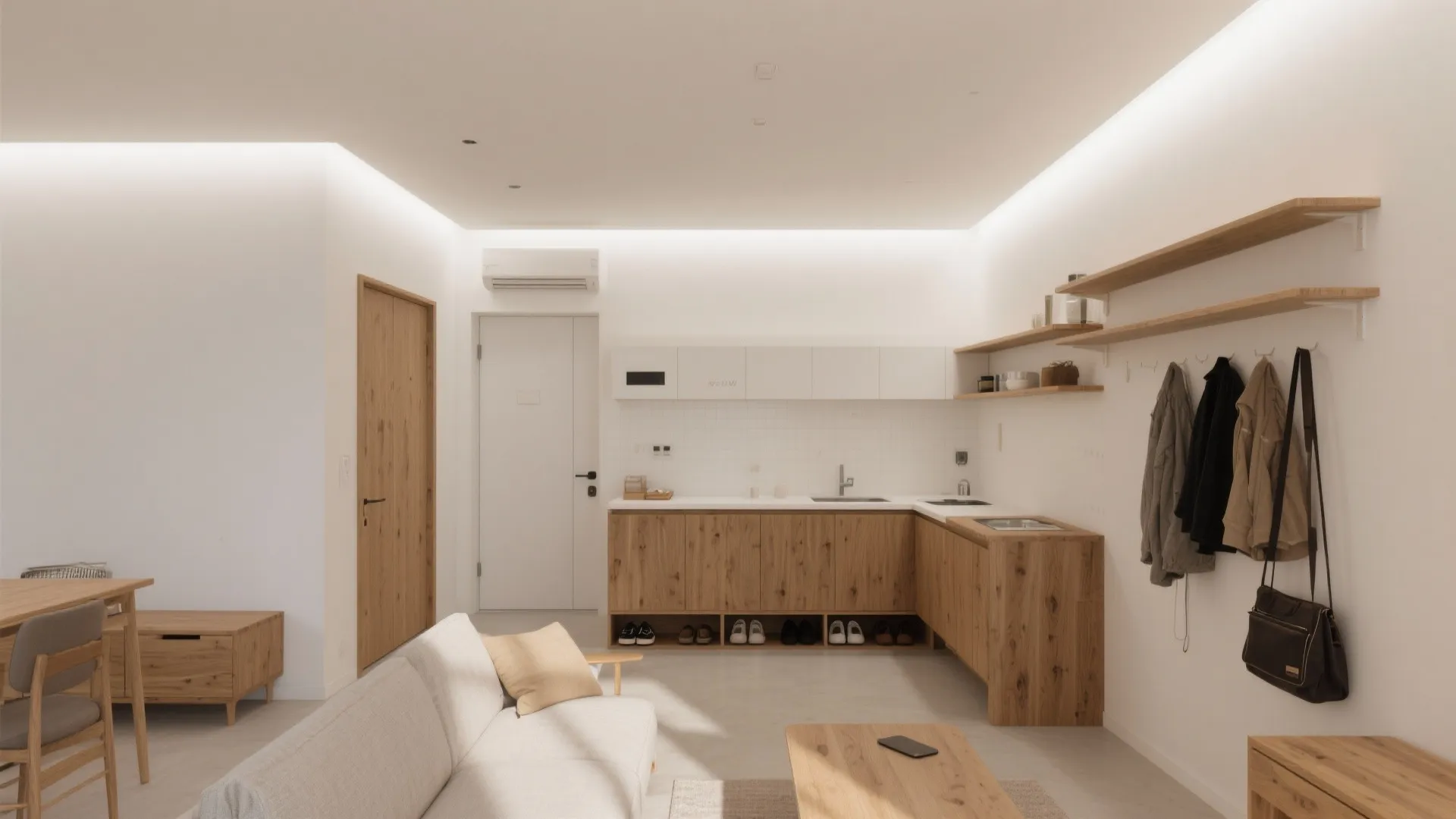 55〜60㎡で家族2〜3人が心地いい理由（日式風格 × 収納技巧）