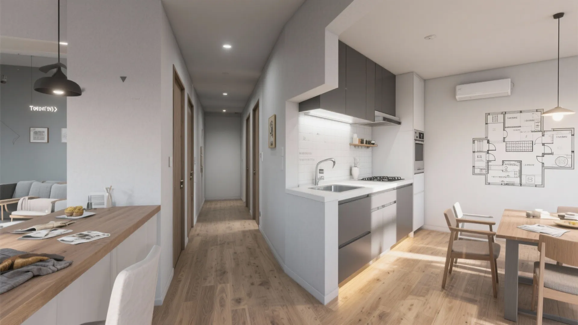 Tips 2: 2LDKのレイアウト別に坪数が変わる理由（動線計画／東京）