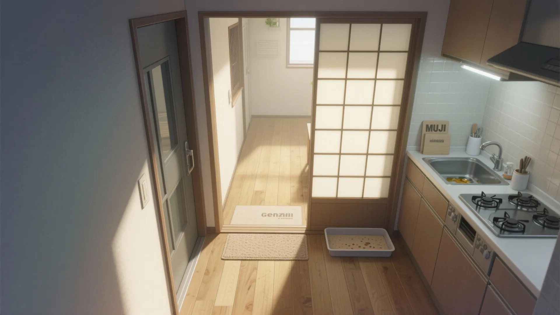 Tips 1: 2LDKの動線を整えると清掃範囲が明確になる（動線規律×日式風格）