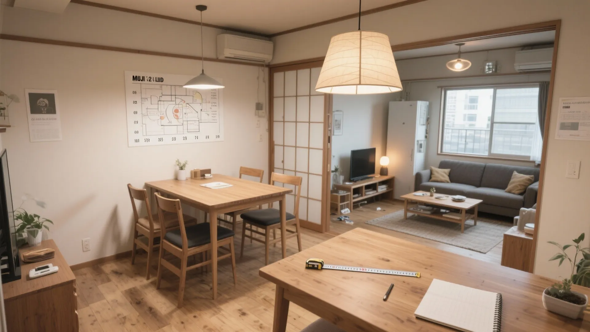 Tips 1: 2LDKの坪数目安を㎡から直感に変換（東京小戸型／日式風格）