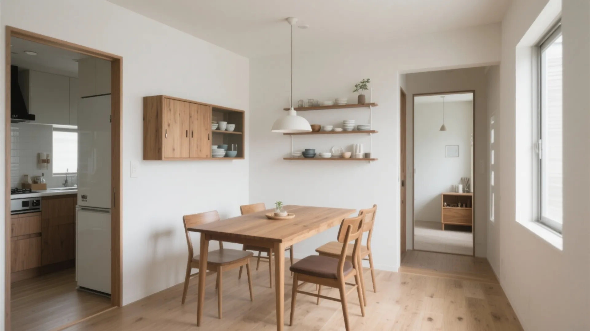 Tips 1: ダイニング中心の動線計画で3DKを“つながる家”に（動線規模×日式風格）