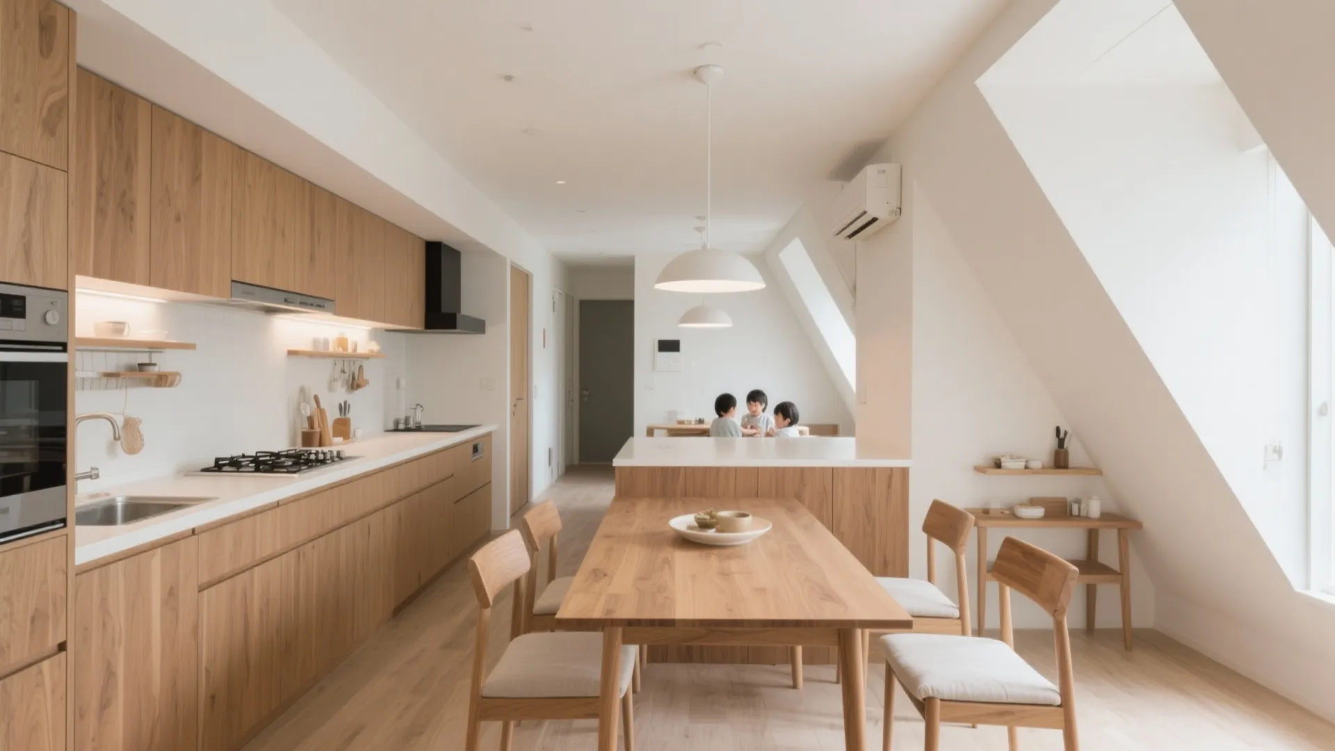 Tips 1: 3DKの“DK”を核に再編する動線計画（東京小型マンション×動線規整）