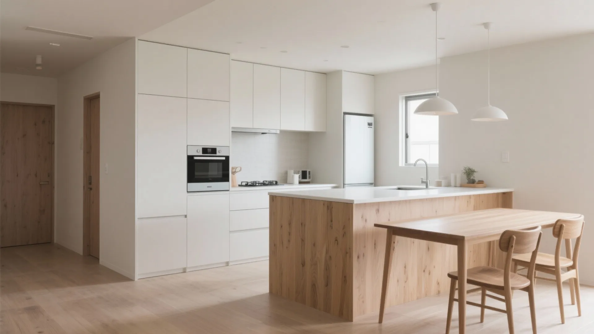 Tips 2: DKは“面”で片付ける。壁一面の浅型収納で3DKの重心を安定（東京小戸型＋収納技巧）