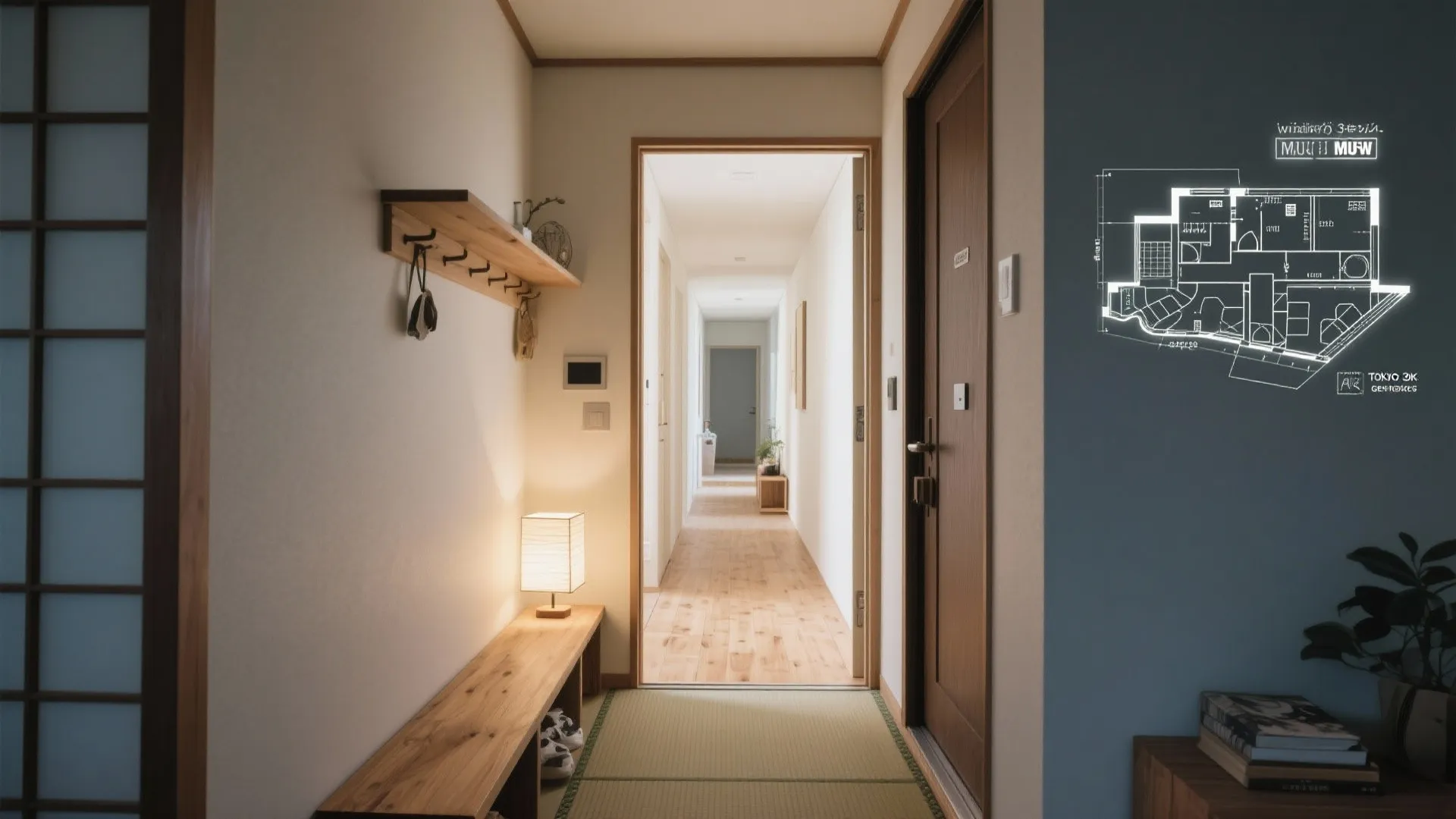 Tips 1: 東京小戸型の3DKは“廊下の渋滞”をほどく（動線プラン）