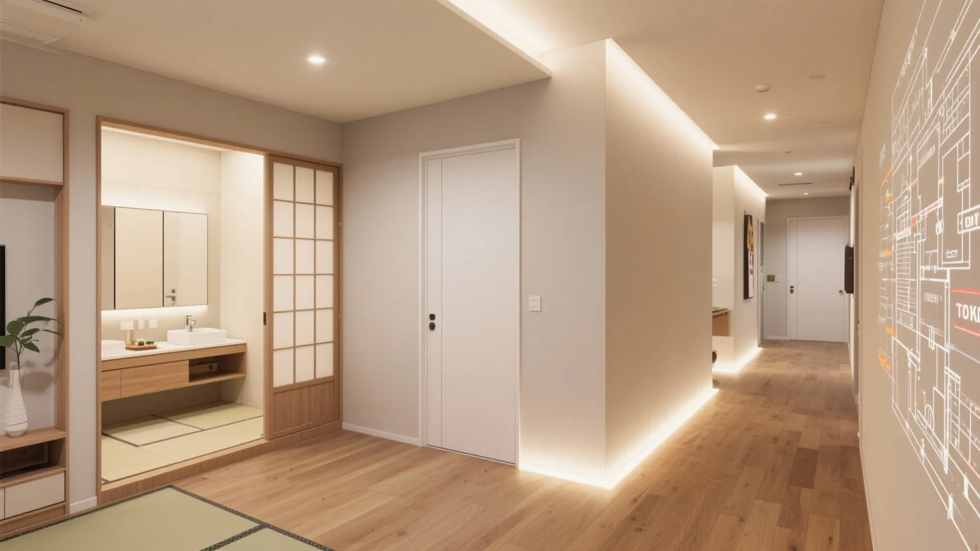 Tips 5: 3DKを“光のルート”で再構成する（動線計画と配色）