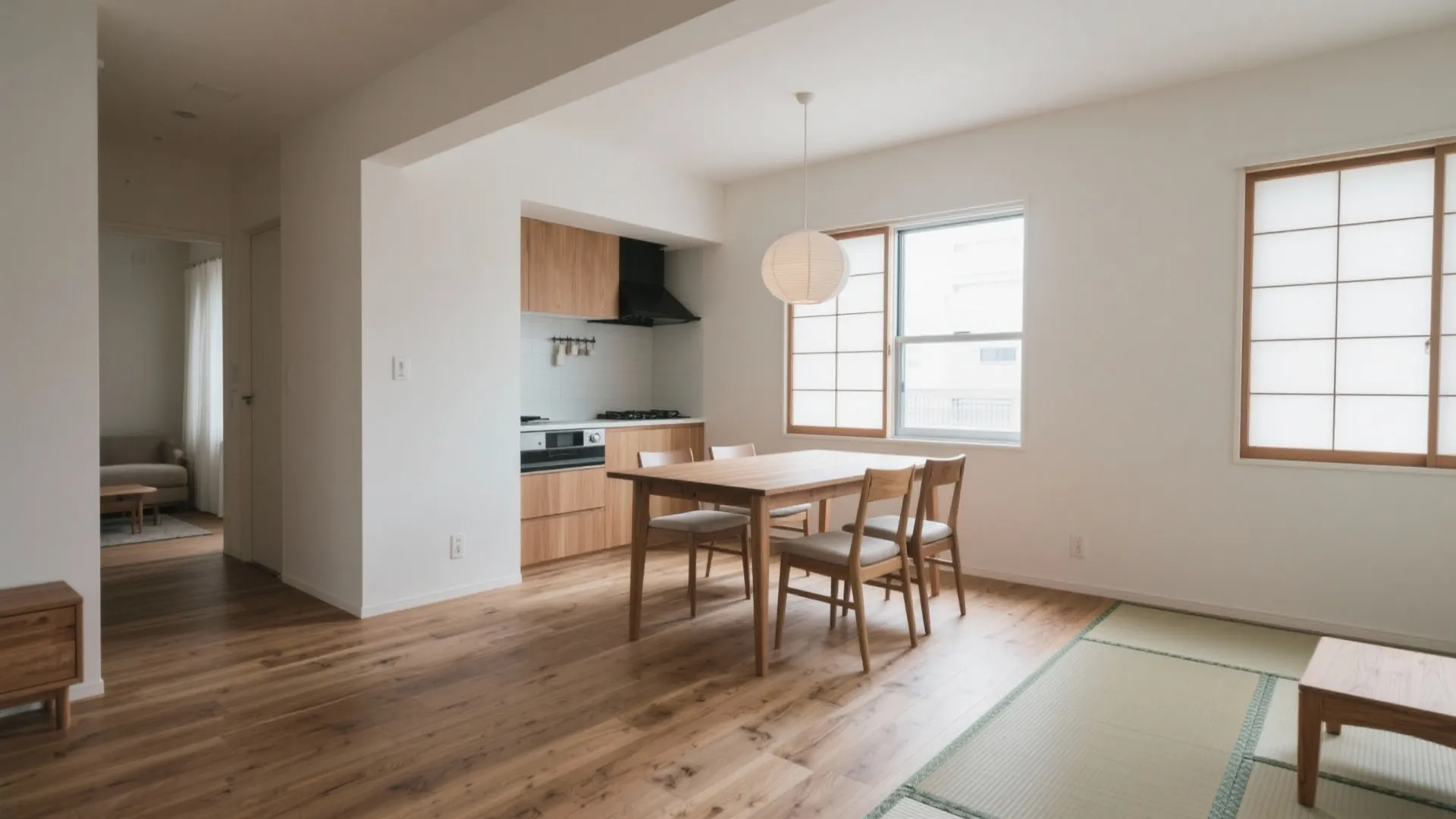 東京小型アパートの3DKリノベ5選｜日本室内デザインのコツ: 頭陀寺のような落ち着きある暮らしを3DKで叶える。動線と収納で“広さ”を作る日本的アプローチ