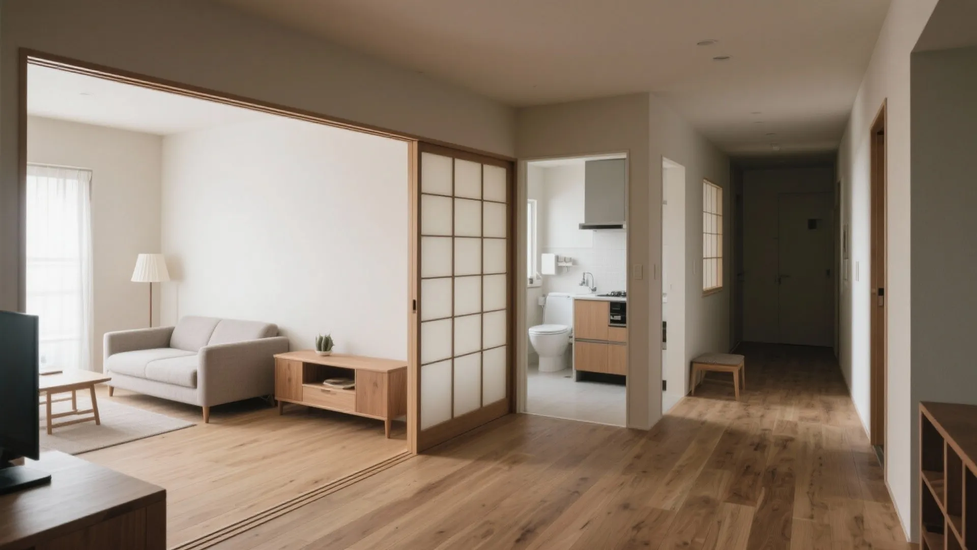 Tips 1: 3LDKの動線規律でリビング中心の日式風格を整える