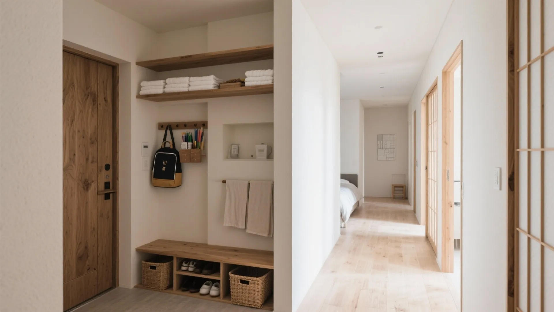 Tips 2: 東京小戸型の収納技巧は“置かない”から始める