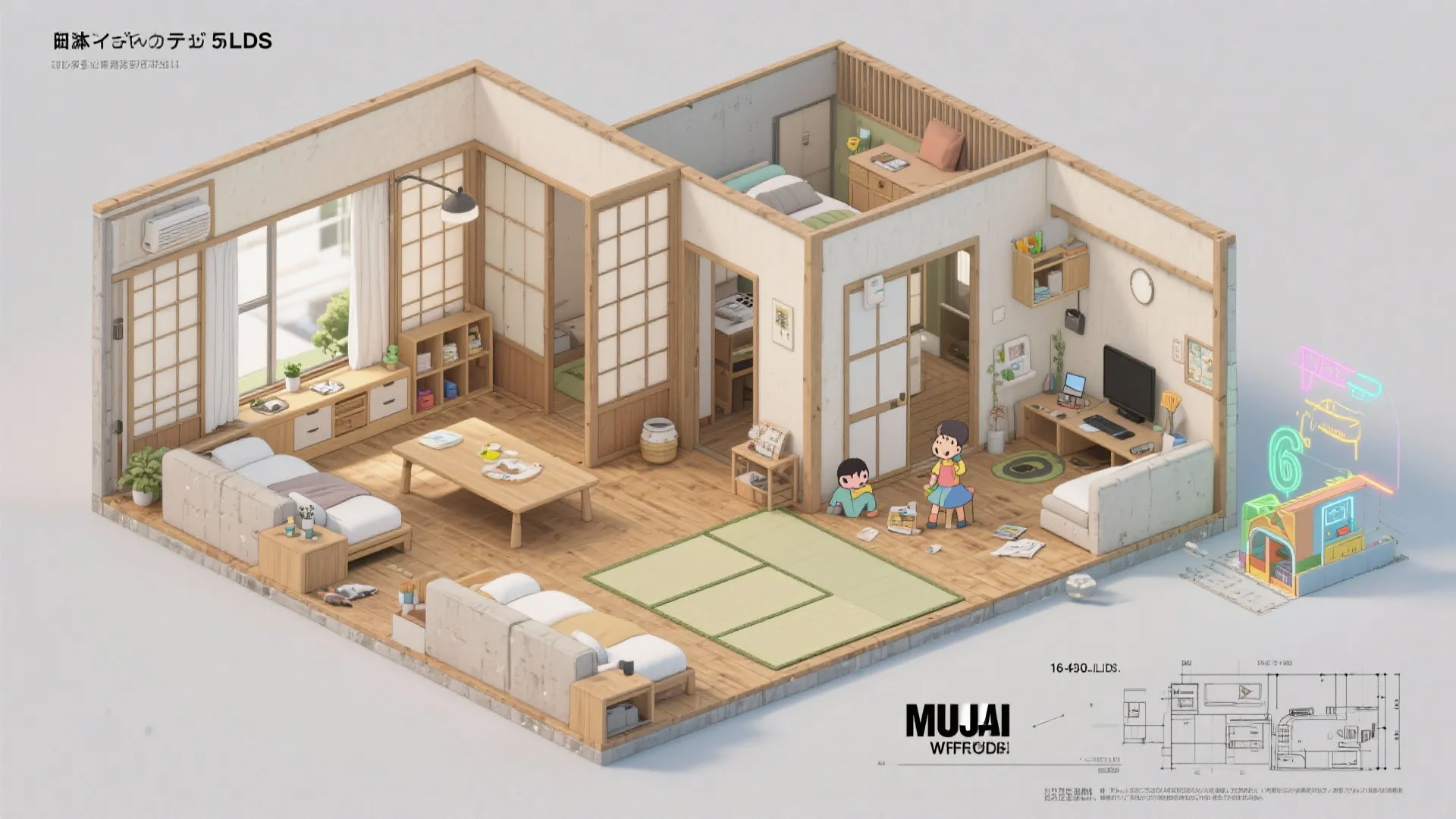 30坪で部屋数を叶える：東京小戸型の面積配分とゾーニング