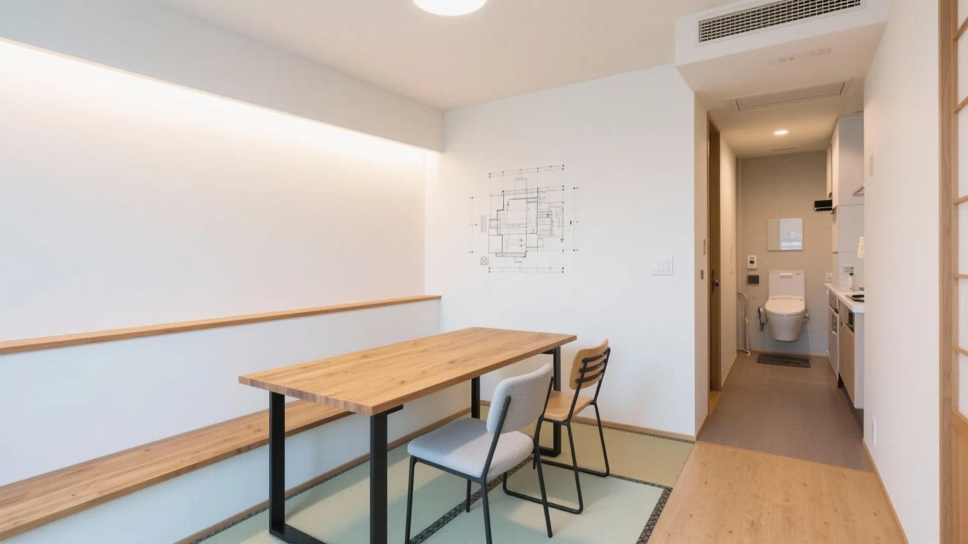 Tips 1: ダイニング中心の動線計画で“行き止まり”をなくす（動線規劃 × 東京小户型）