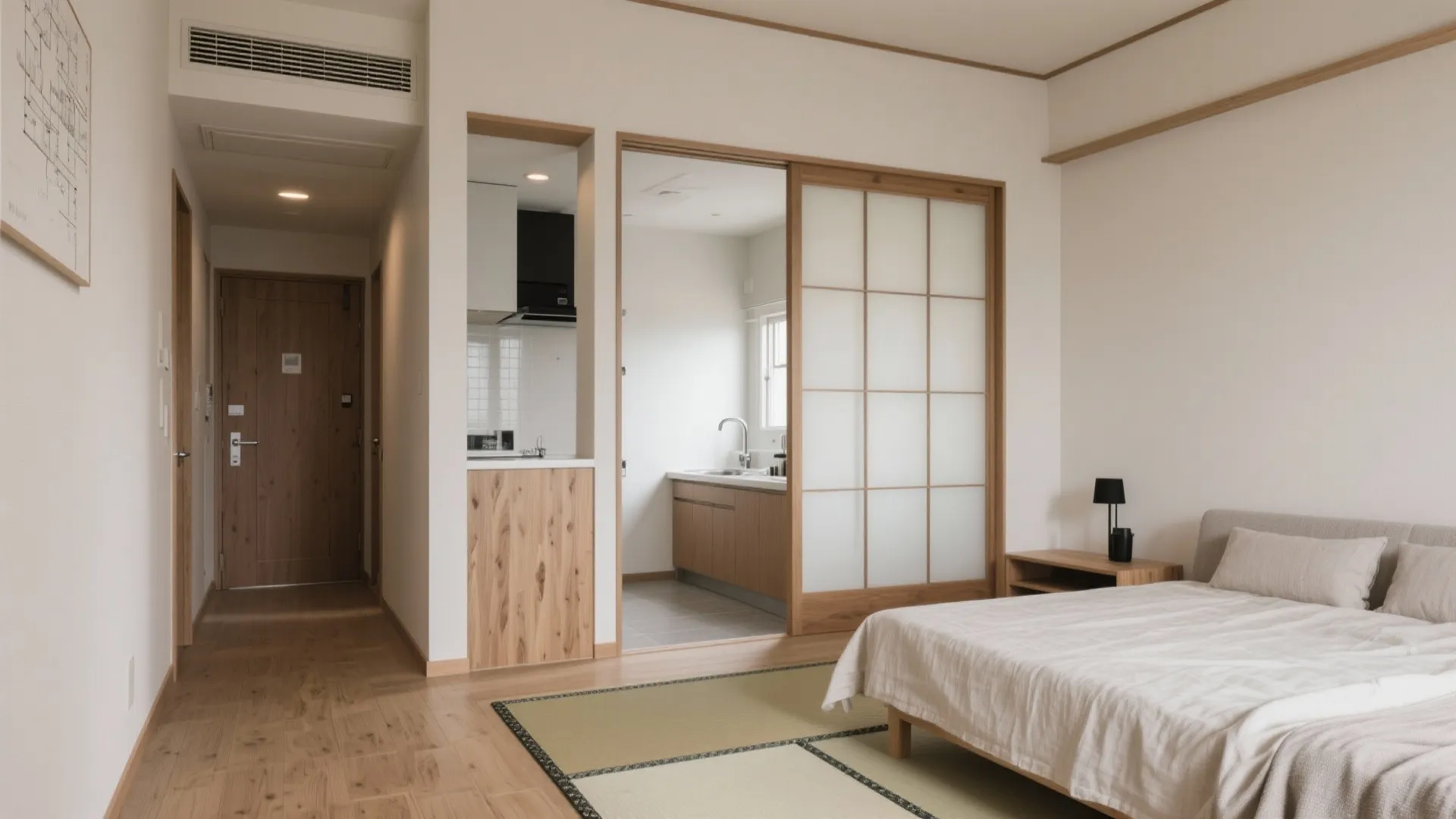 東京小戸型デザイン5選｜雷門周辺の江戸情緒マンションを心地よく: 1R・1K・1LDK向け｜動線と収納で“狭い”を心地よいへ