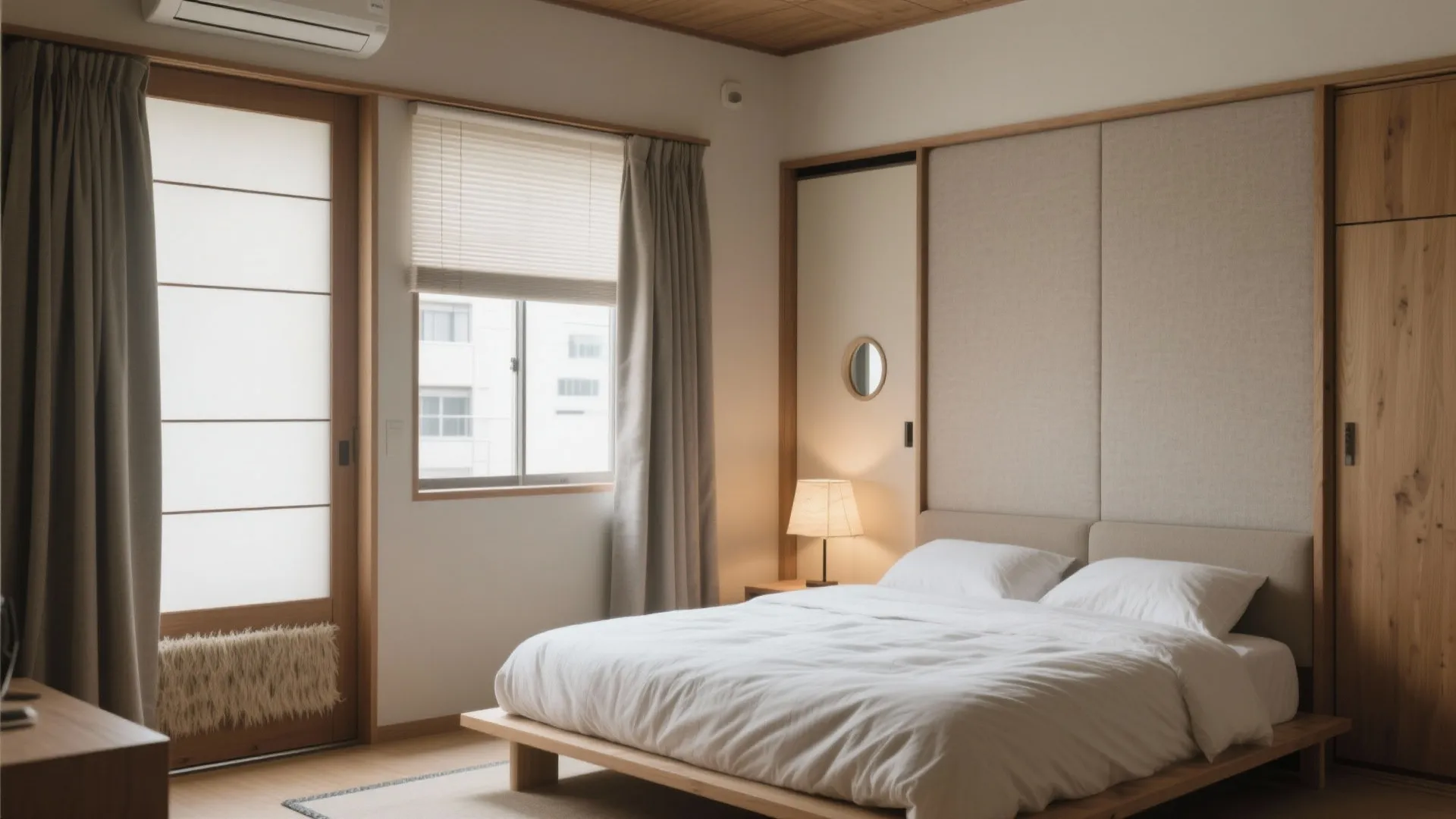 主寝室は“睡眠の四要素”を整える｜東京小戸型の遮音と採光のバランス