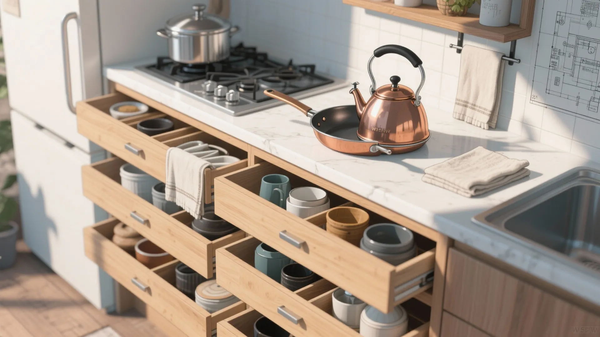 Tips 5: キッチンは“見せる2割・隠す8割”（收纳技巧／大阪・京都）