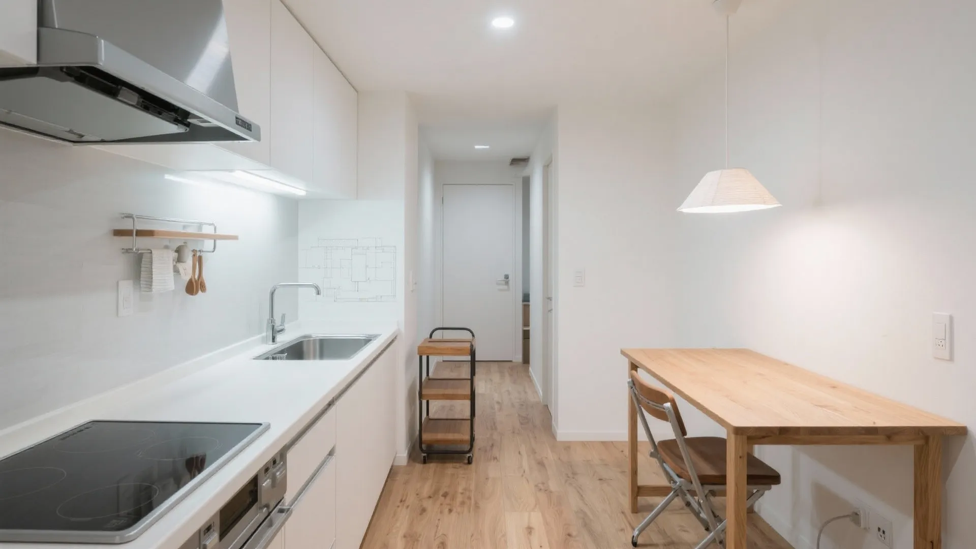 Tips 3: キッチンは“二列動線”で詰めない（動線規劃）