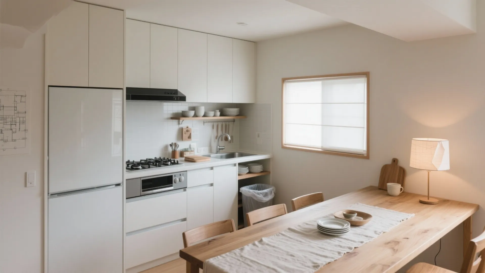 Tips 4: キッチンのゾーニングで家事負担を軽く（東京小户型・動線規劃）