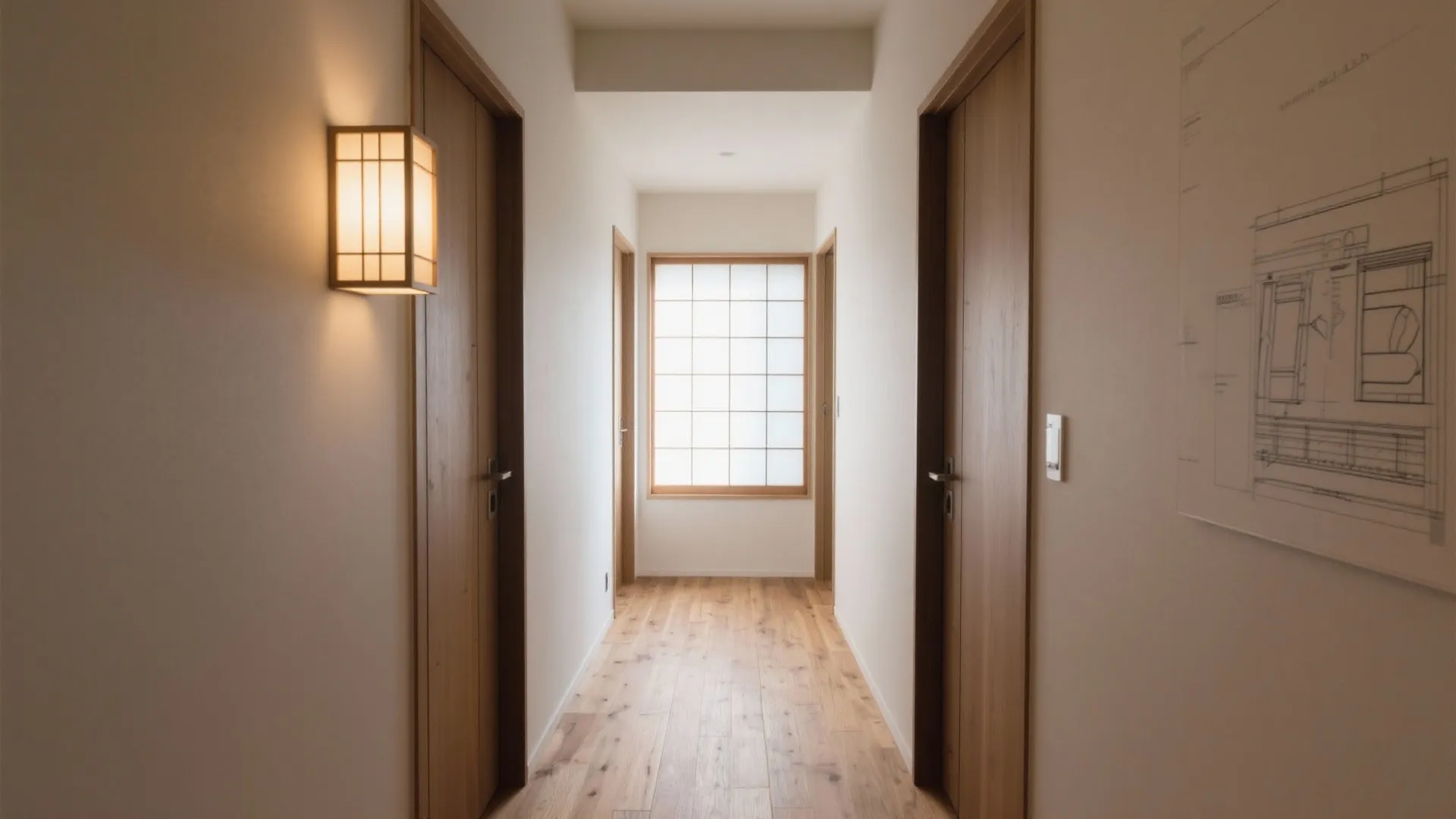 Tips 6: 廊下は“ギャラリー”にせず、避難路として潔く