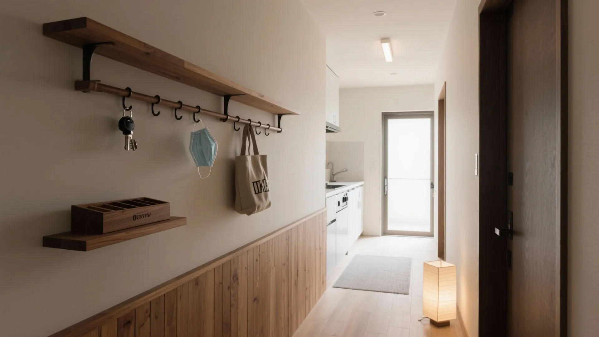 Tips 1: 「通路を家具化」して動線を短縮（動線規模×収納）