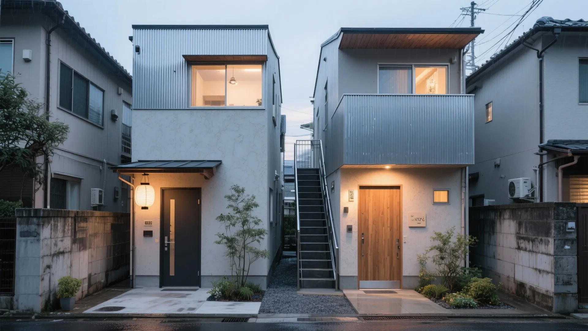 Tips 2: 玄関・階段・勝手口の三点分離でプライバシー確保（東京小戶型）