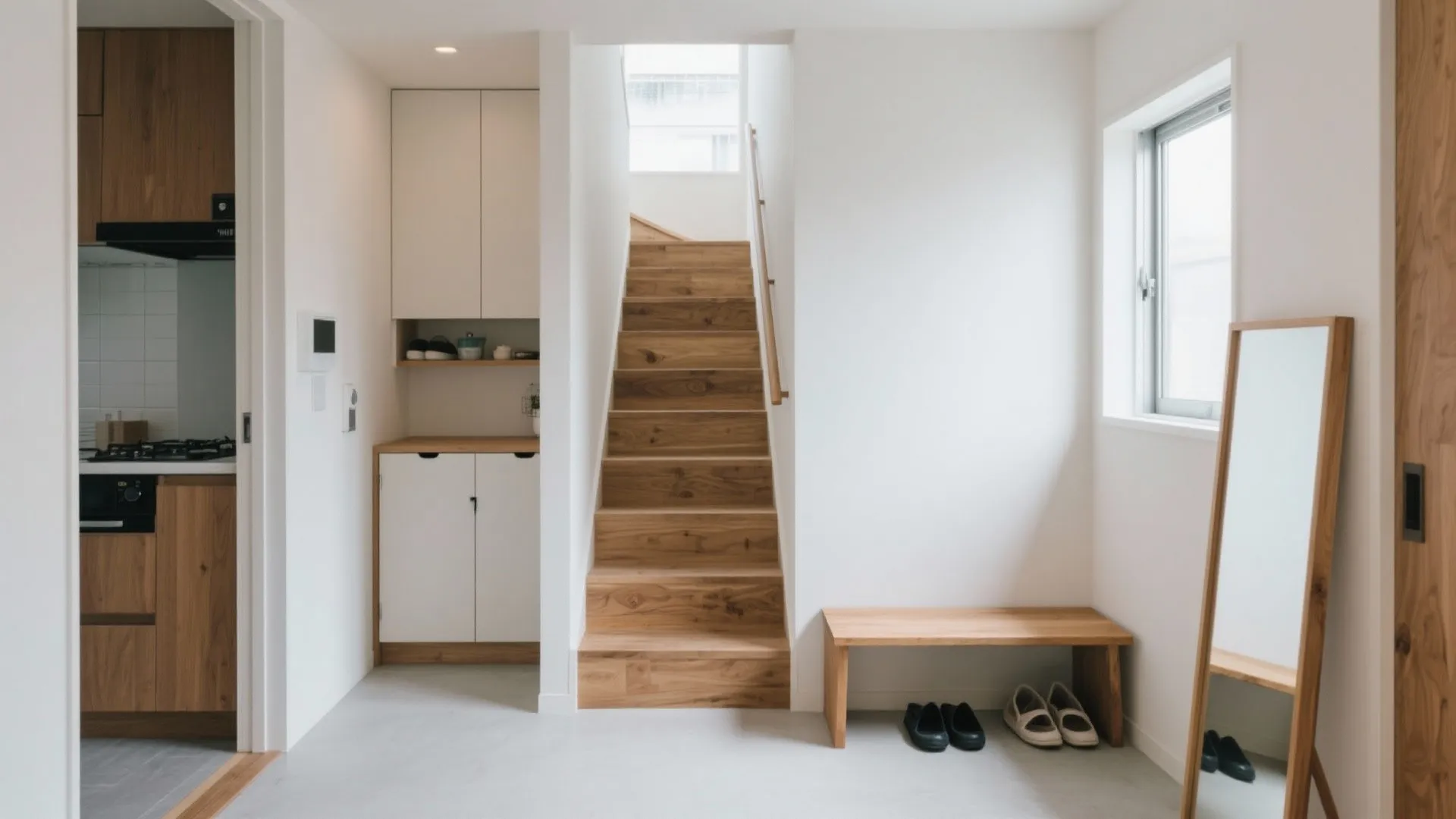 玄関と階段の“最短家事動線”を整える：2LDK二階建ての動線計画